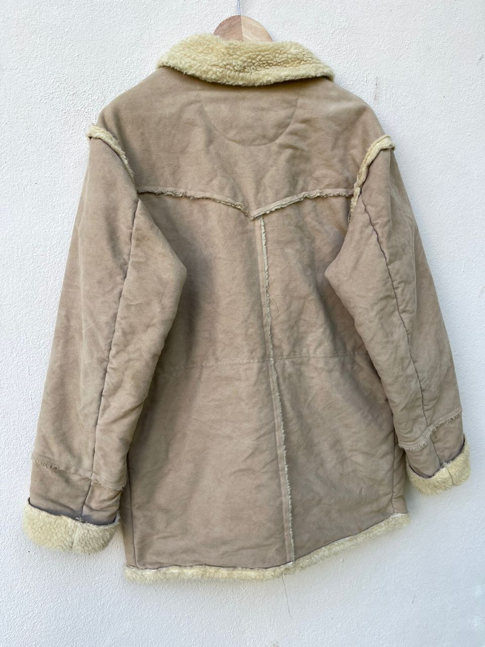 General Research × Japanese Brand × Vintage AW2000 General Research Faux Mouton Coat Jacket Size US L / EU 52-54 / 3 - 14 Thumbnail