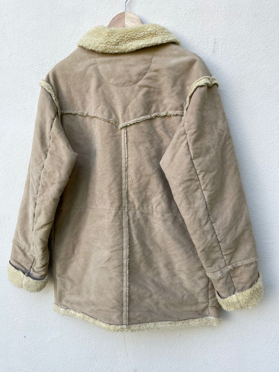 General Research × Japanese Brand × Vintage AW2000 General Research Faux Mouton Coat Jacket Size US L / EU 52-54 / 3 - 15 Thumbnail