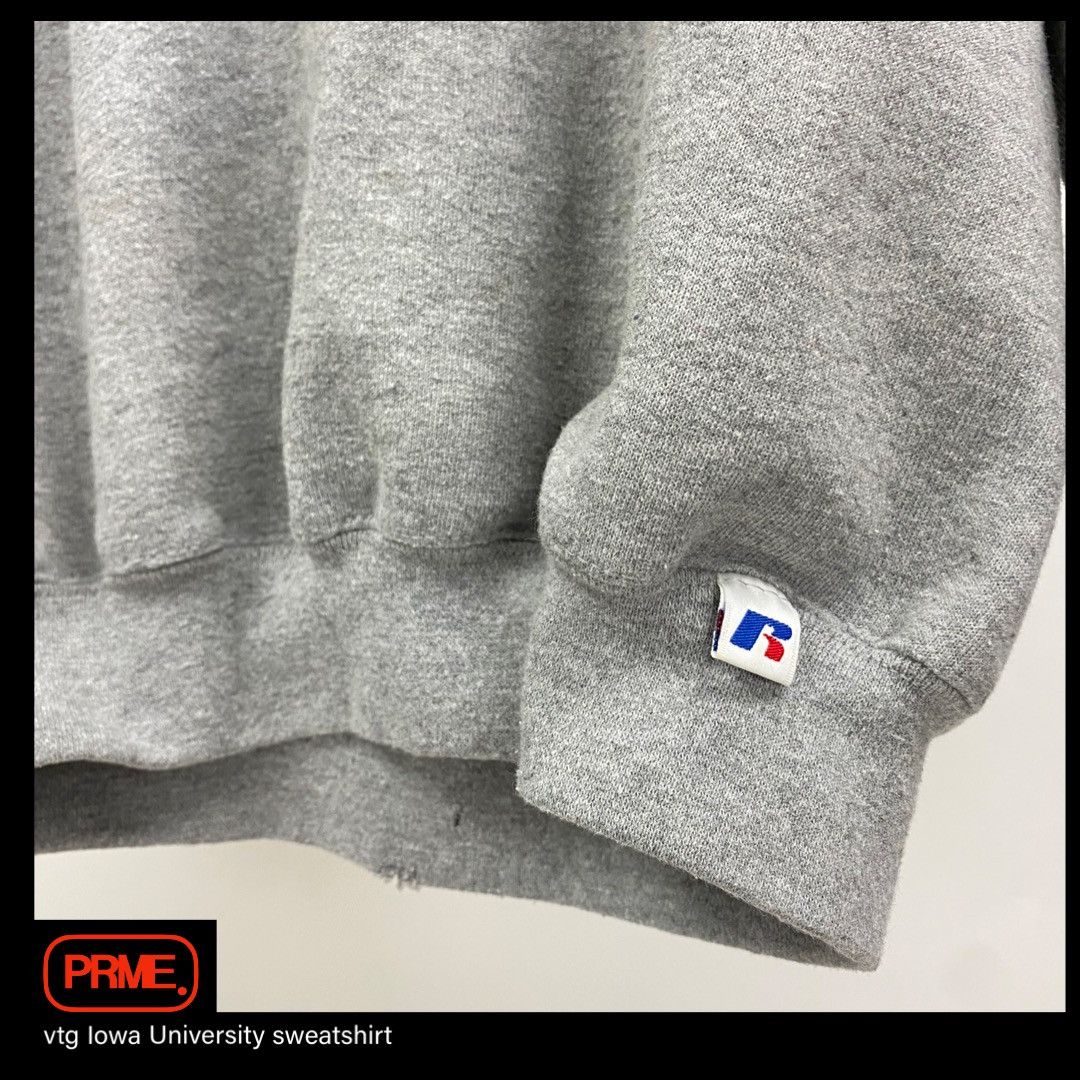 Russell Athletic × Vintage vintage Y2K RUSSELL ATHLETIC IOWA UNIVERSITY Logo sweatshirt Size US XL / EU 56 / 4 - 5 Thumbnail