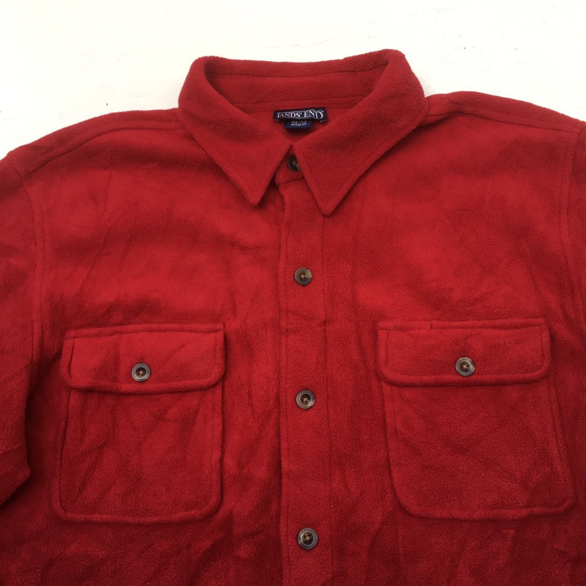 Lands' End × Polartec × Vintage LANDS’ END POLARTEC AIRCORE BUTTON UP FLEECE JACKET Size US L / EU 52-54 / 3 - 2 Thumbnail