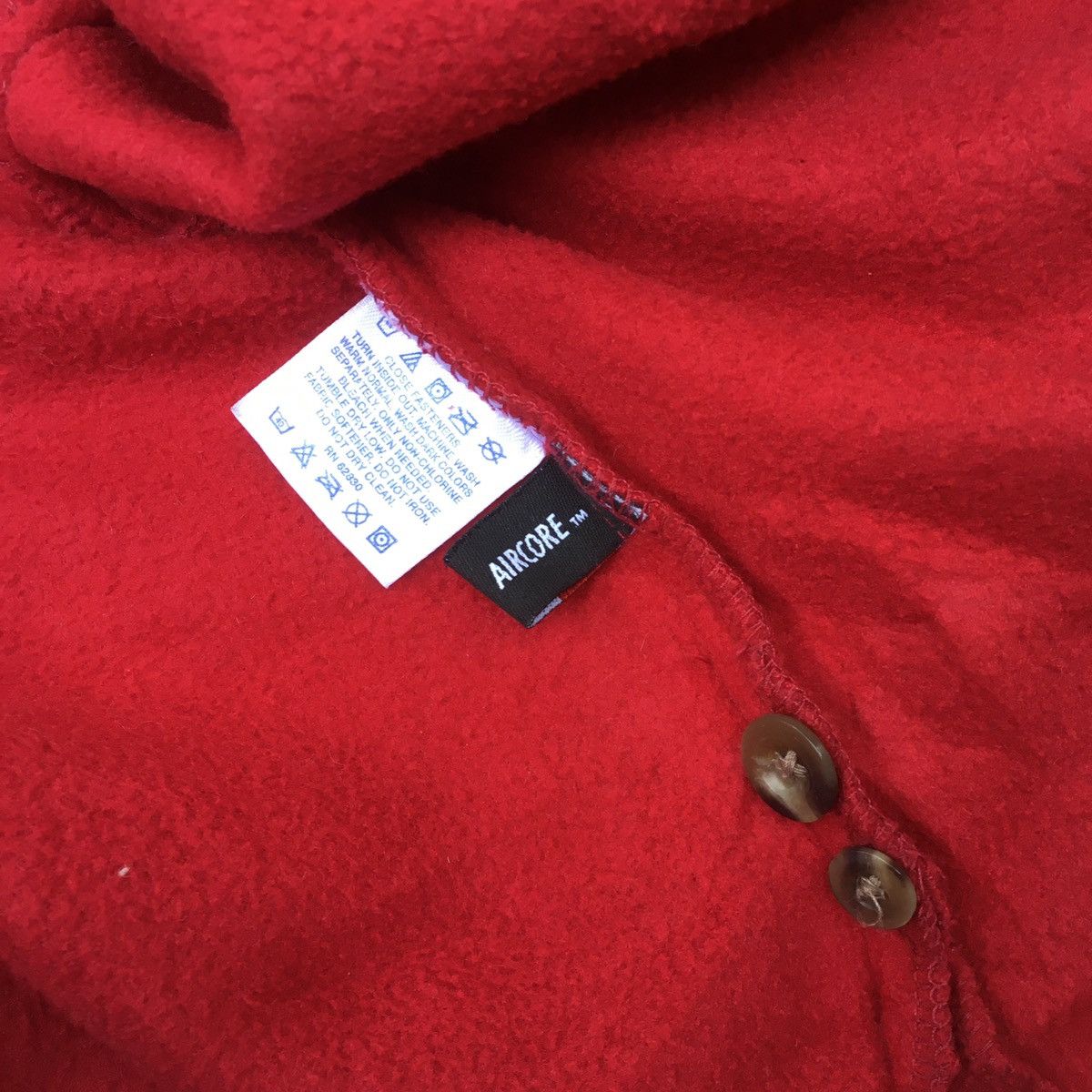 Lands' End × Polartec × Vintage LANDS’ END POLARTEC AIRCORE BUTTON UP FLEECE JACKET Size US L / EU 52-54 / 3 - 17 Thumbnail