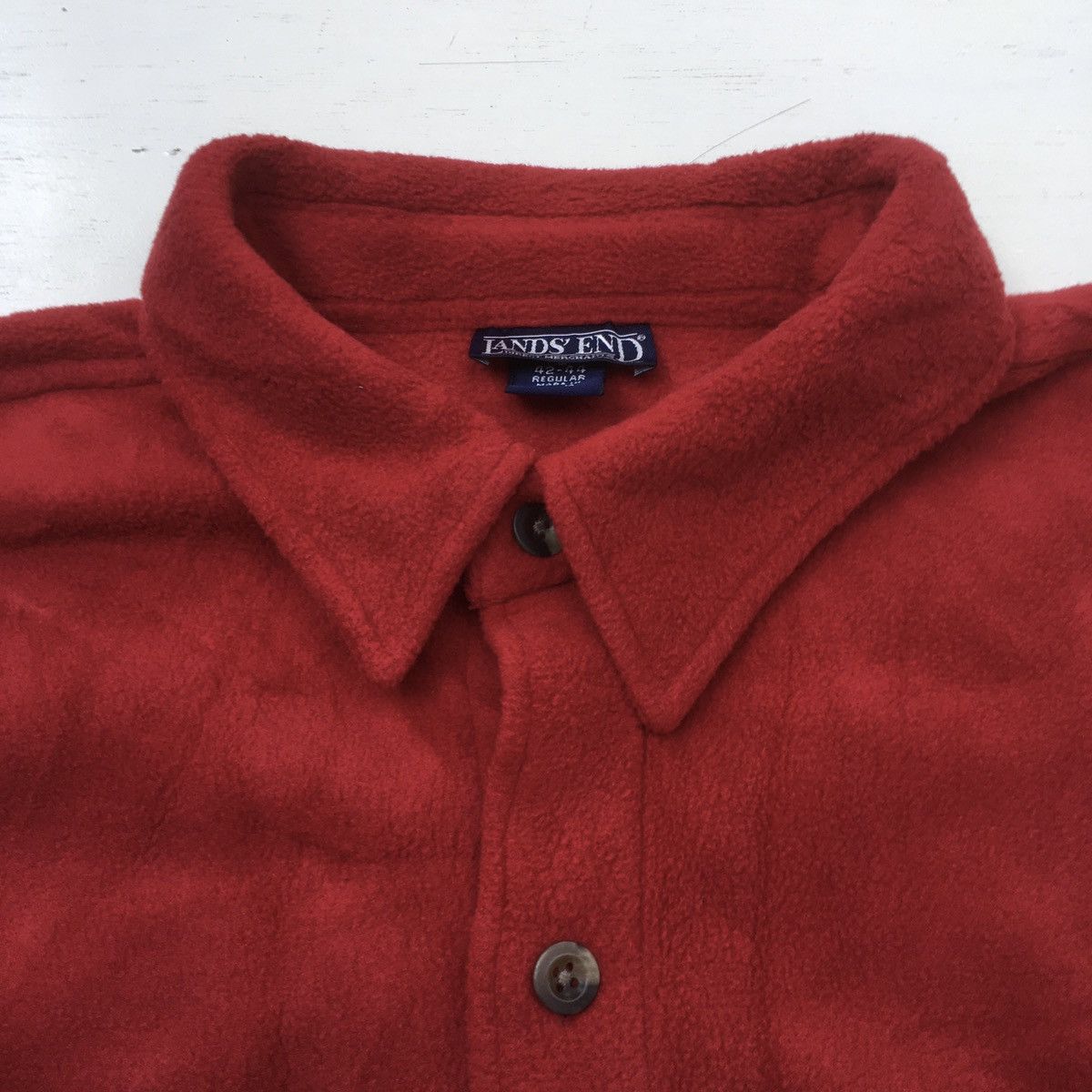 Lands' End × Polartec × Vintage LANDS’ END POLARTEC AIRCORE BUTTON UP FLEECE JACKET Size US L / EU 52-54 / 3 - 11 Thumbnail