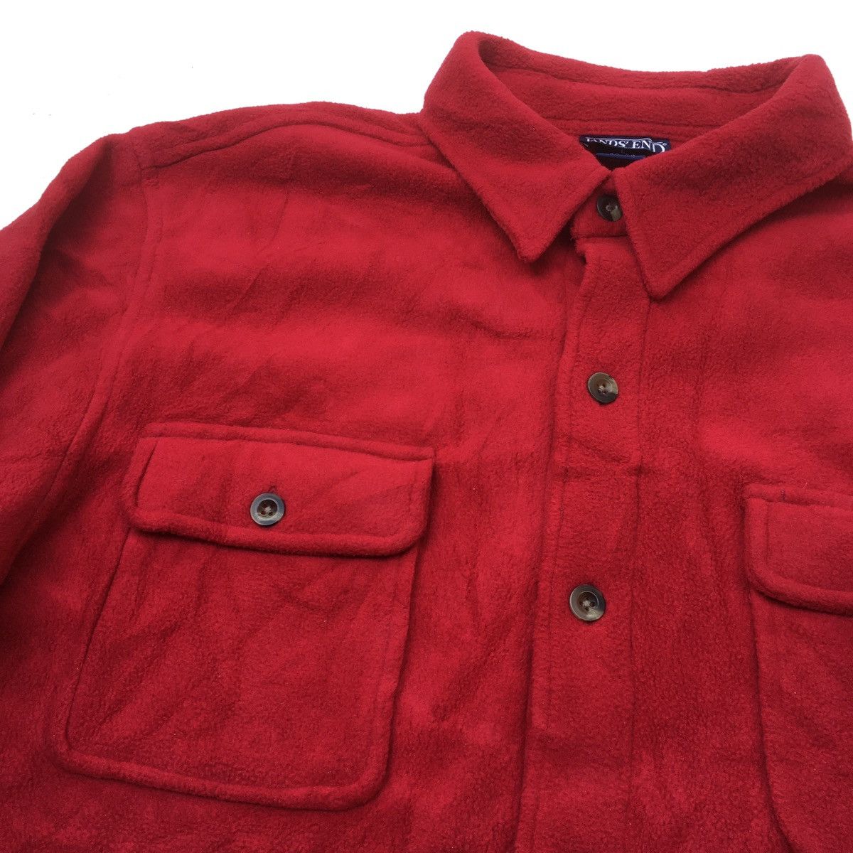 Lands' End × Polartec × Vintage LANDS’ END POLARTEC AIRCORE BUTTON UP FLEECE JACKET Size US L / EU 52-54 / 3 - 8 Thumbnail