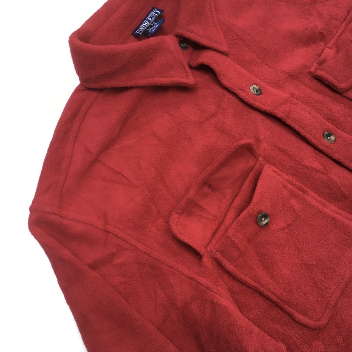 Lands' End × Polartec × Vintage LANDS’ END POLARTEC AIRCORE BUTTON UP FLEECE JACKET Size US L / EU 52-54 / 3 - 12 Thumbnail