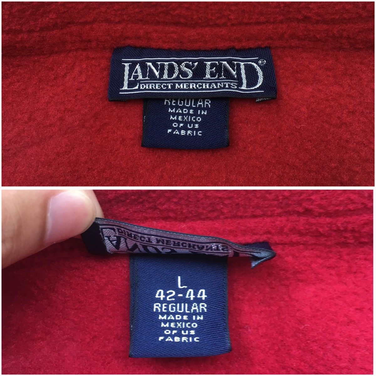 Lands' End × Polartec × Vintage LANDS’ END POLARTEC AIRCORE BUTTON UP FLEECE JACKET Size US L / EU 52-54 / 3 - 14 Thumbnail