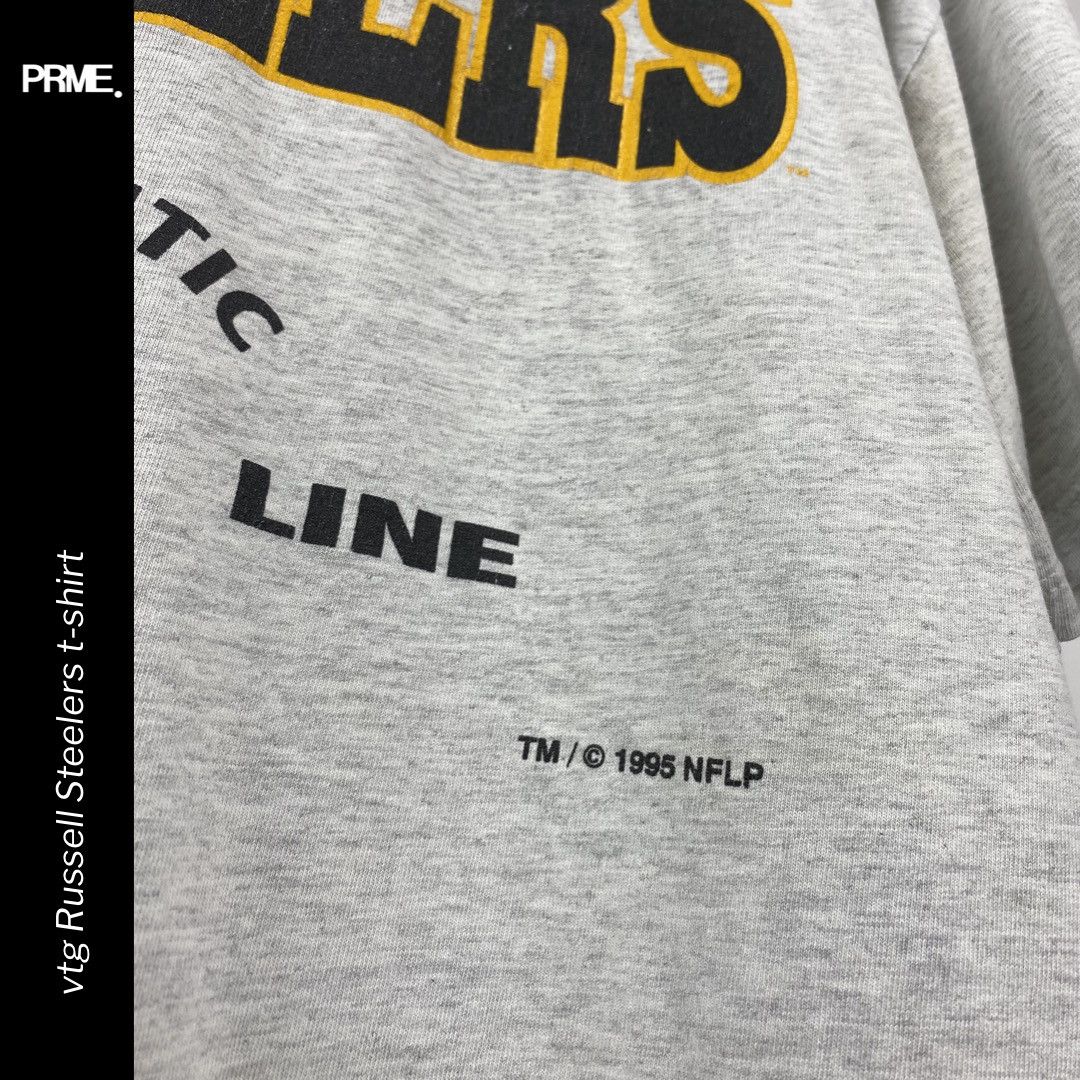 NFL × Russell Athletic × Vintage vintage 90s RUSSELL NFL Pittsburgh Steelers spellout t-shirt Size US M / EU 48-50 / 2 - 5 Thumbnail