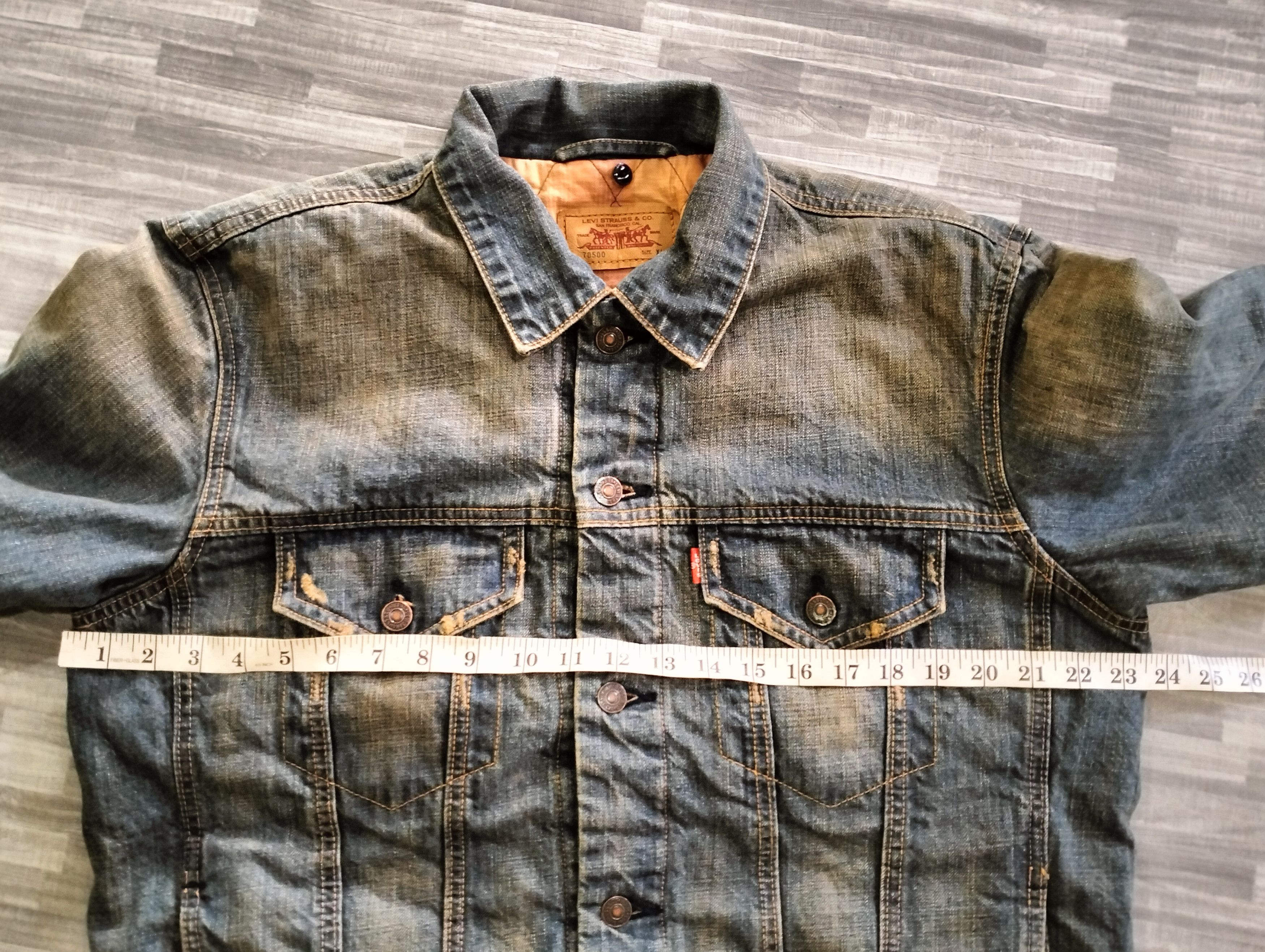 Levi's Levi's 70500 Lining Quilted Jacket Button Down DenimJacket Size US L / EU 52-54 / 3 - 22 Thumbnail