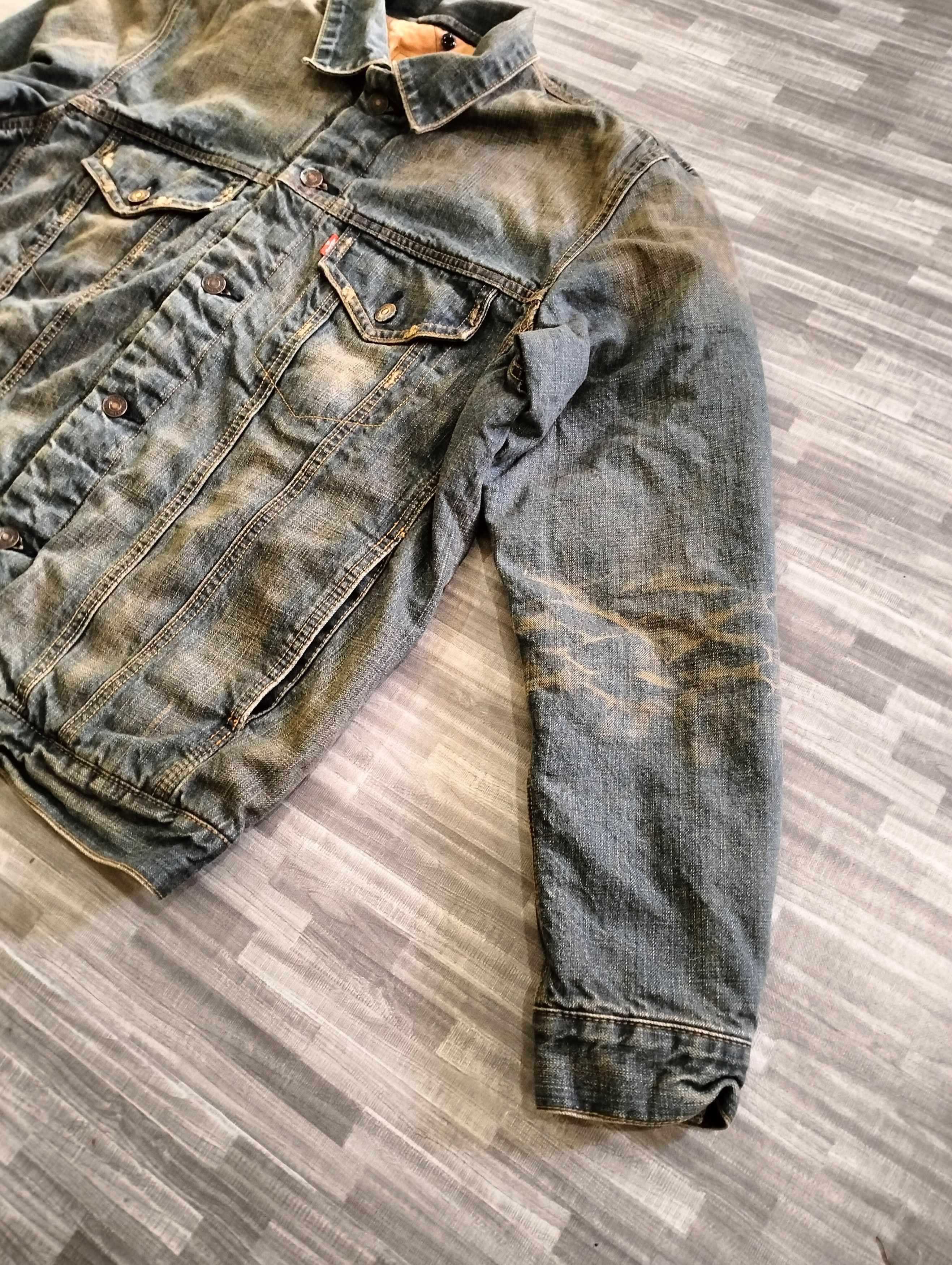 Levi's Levi's 70500 Lining Quilted Jacket Button Down DenimJacket Size US L / EU 52-54 / 3 - 6 Thumbnail
