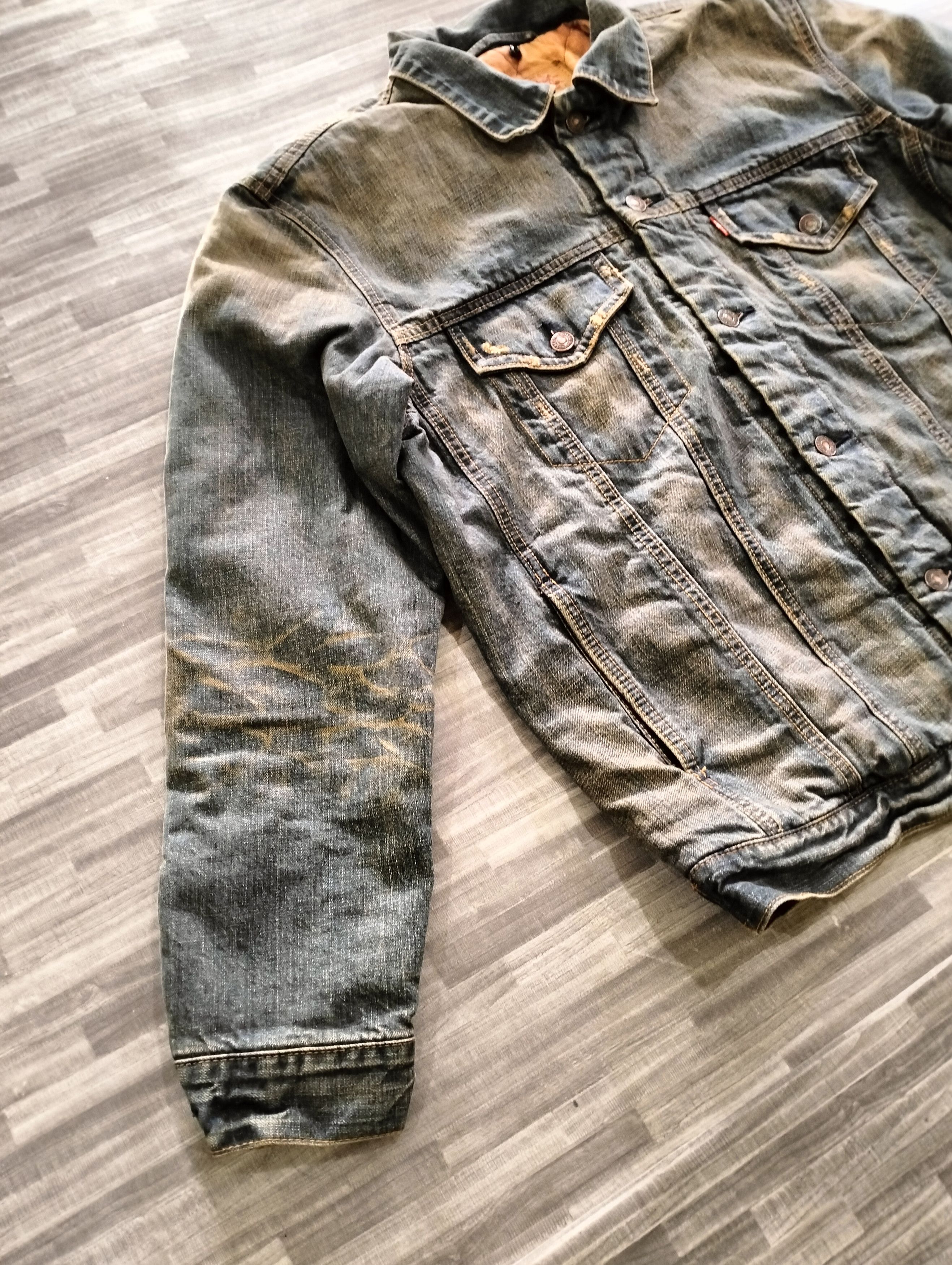 Levi's Levi's 70500 Lining Quilted Jacket Button Down DenimJacket Size US L / EU 52-54 / 3 - 5 Thumbnail