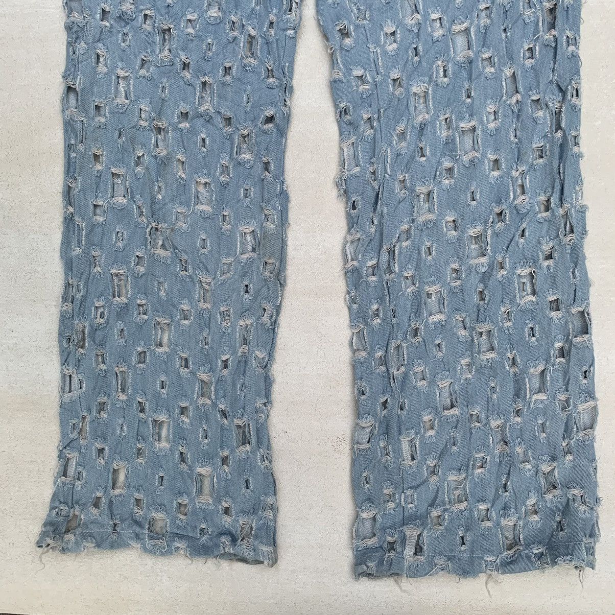 If Six Was Nine × KMRii × Le Grande Bleu (L.G.B.) 🔥Dream Architect jeans in ripped denim andcut-outs Size 30" / US 8 / IT 44 - 6 Thumbnail