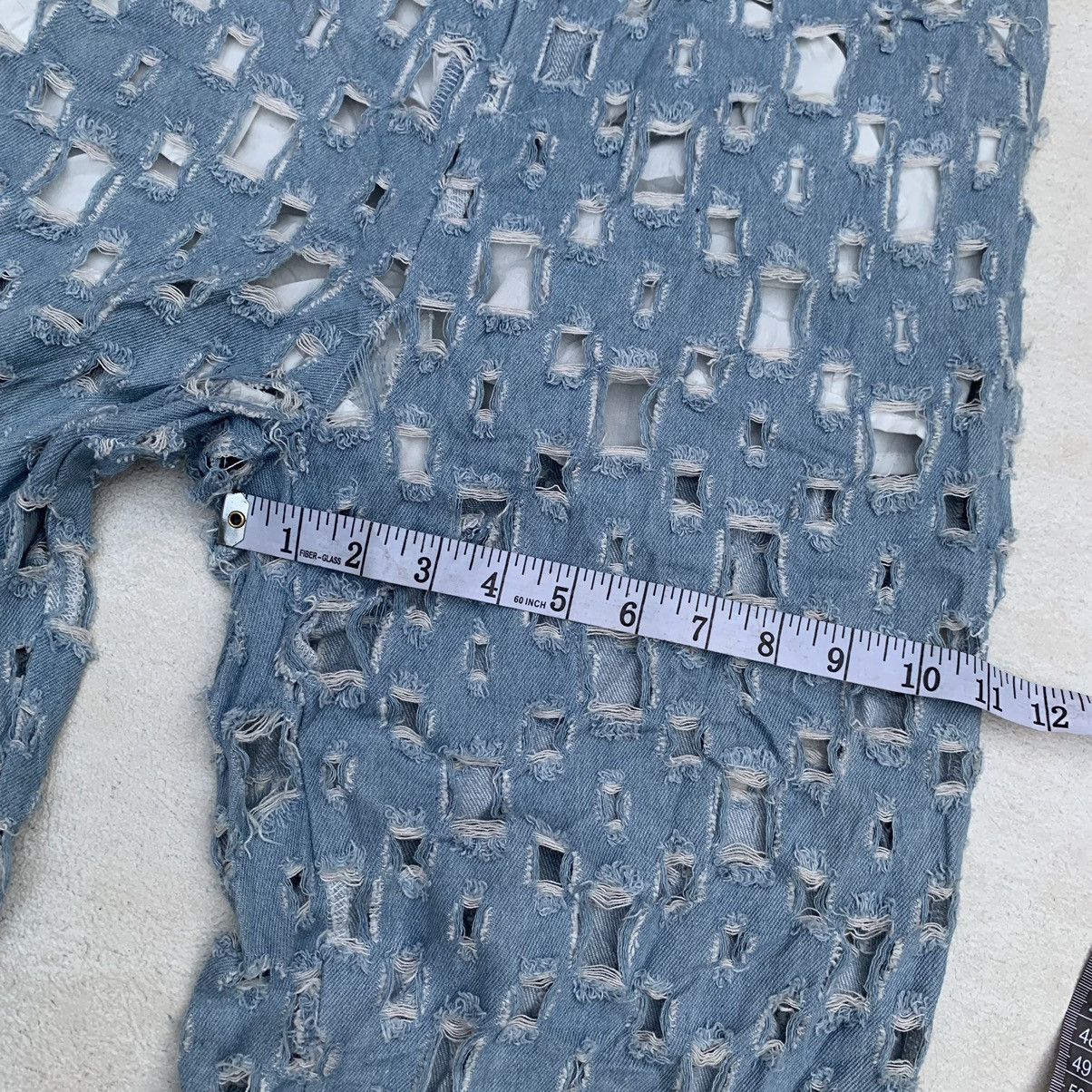 If Six Was Nine × KMRii × Le Grande Bleu (L.G.B.) 🔥Dream Architect jeans in ripped denim andcut-outs Size 30" / US 8 / IT 44 - 14 Thumbnail