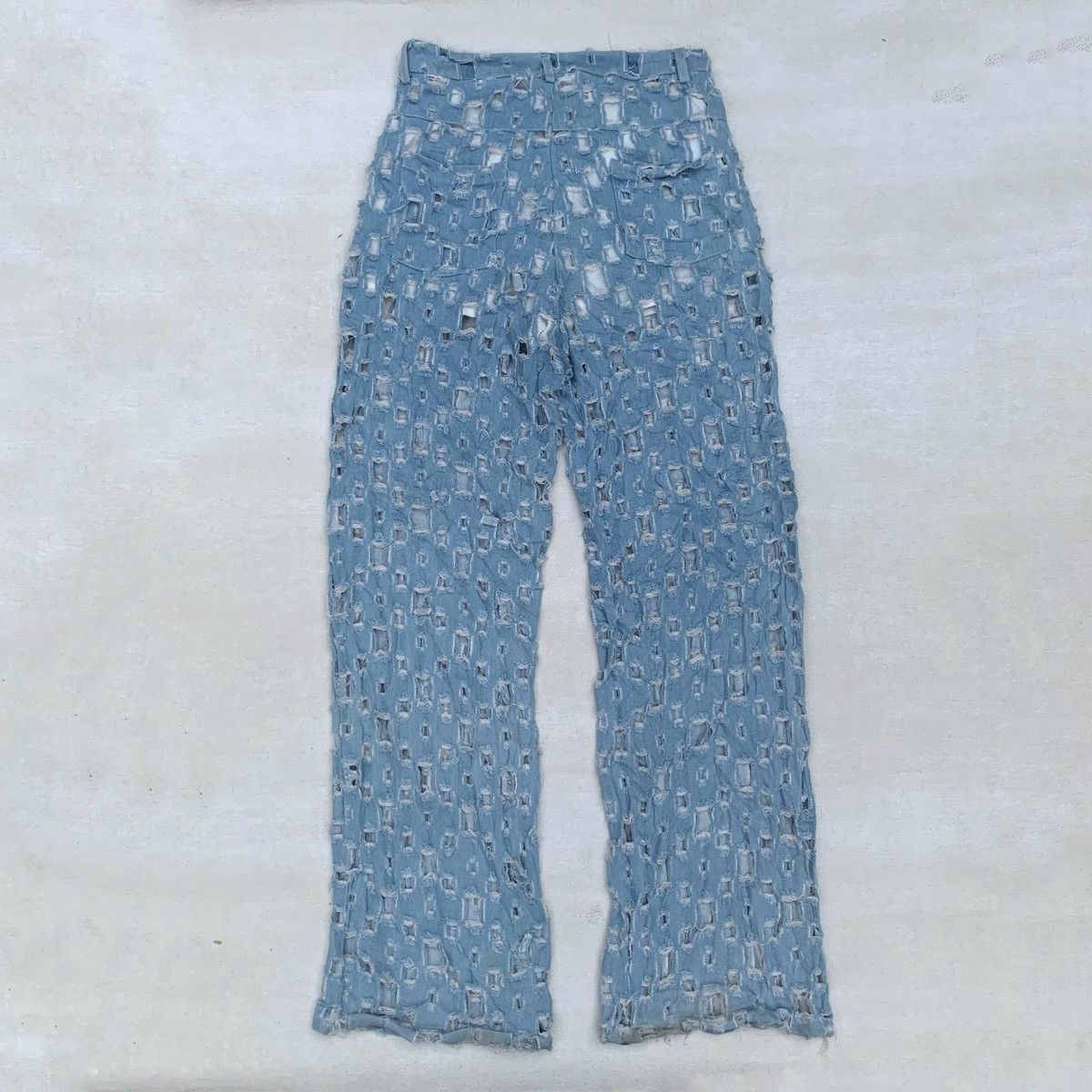 If Six Was Nine × KMRii × Le Grande Bleu (L.G.B.) 🔥Dream Architect jeans in ripped denim andcut-outs Size 30" / US 8 / IT 44 - 4 Thumbnail