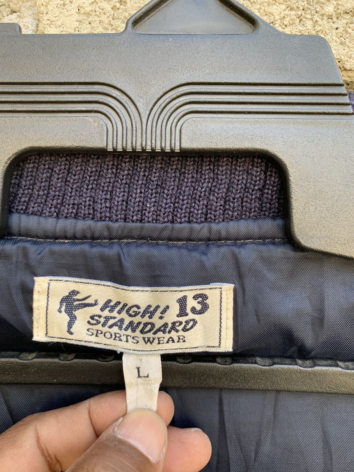 Japanese Brand High Standard 18 Leather Sleeve varsity Jacket Made In Korea Size US M / EU 48-50 / 2 - 23 Thumbnail