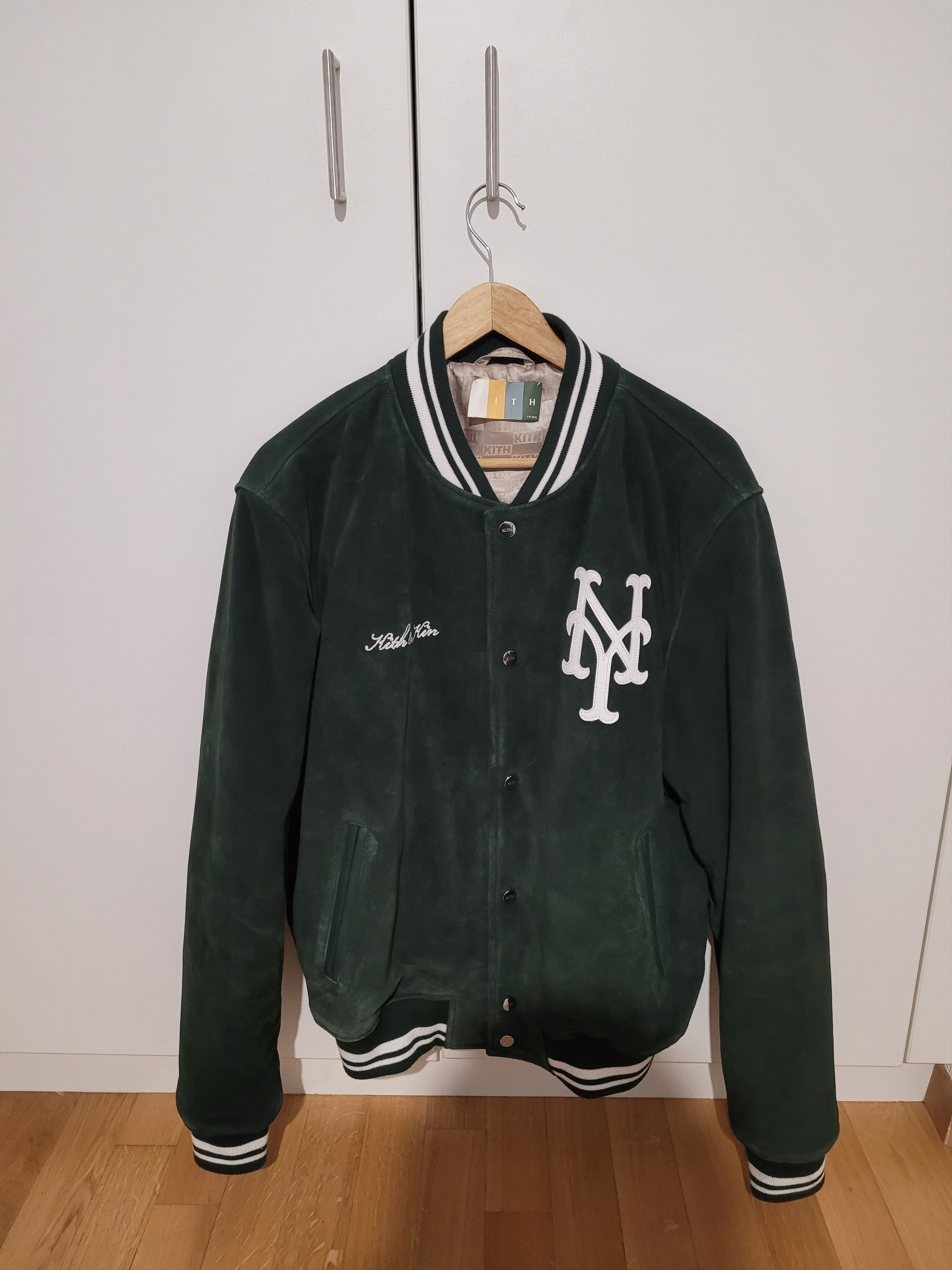 Kith Kith MLB New-York Mets suede bomber | Grailed