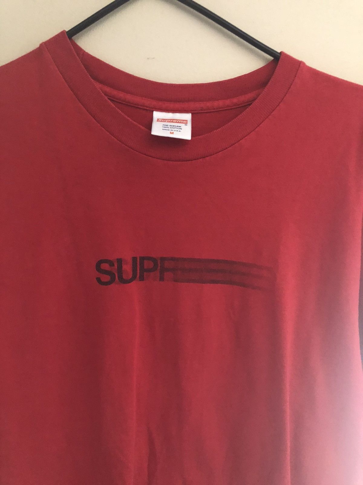 Supreme Supreme Motion Logo Tee Size US M / EU 48-50 / 2 - 6 Thumbnail
