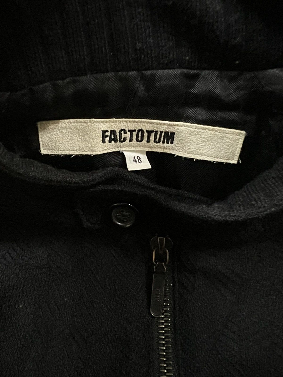 FACTOTUM GRAIL🔥Factotum Kumagai 🇯🇵 Herringbone Wool Bomber Jacket Size US S / EU 44-46 / 1 - 5 Thumbnail