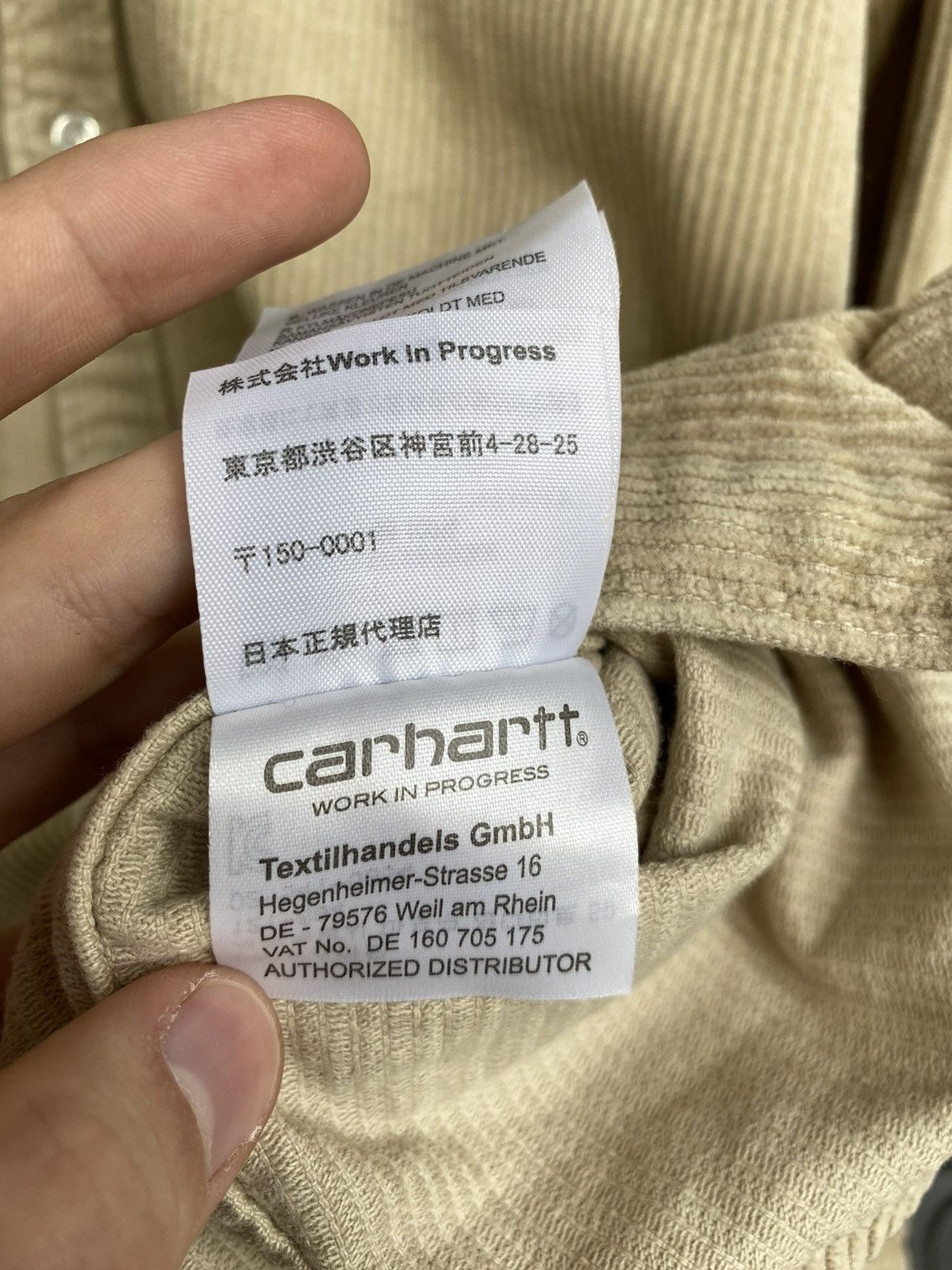 Carhartt × Carhartt Wip Carhartt WIP Cord Madison Button Up Shirt Corduroy Size US M / EU 48-50 / 2 - 13 Thumbnail