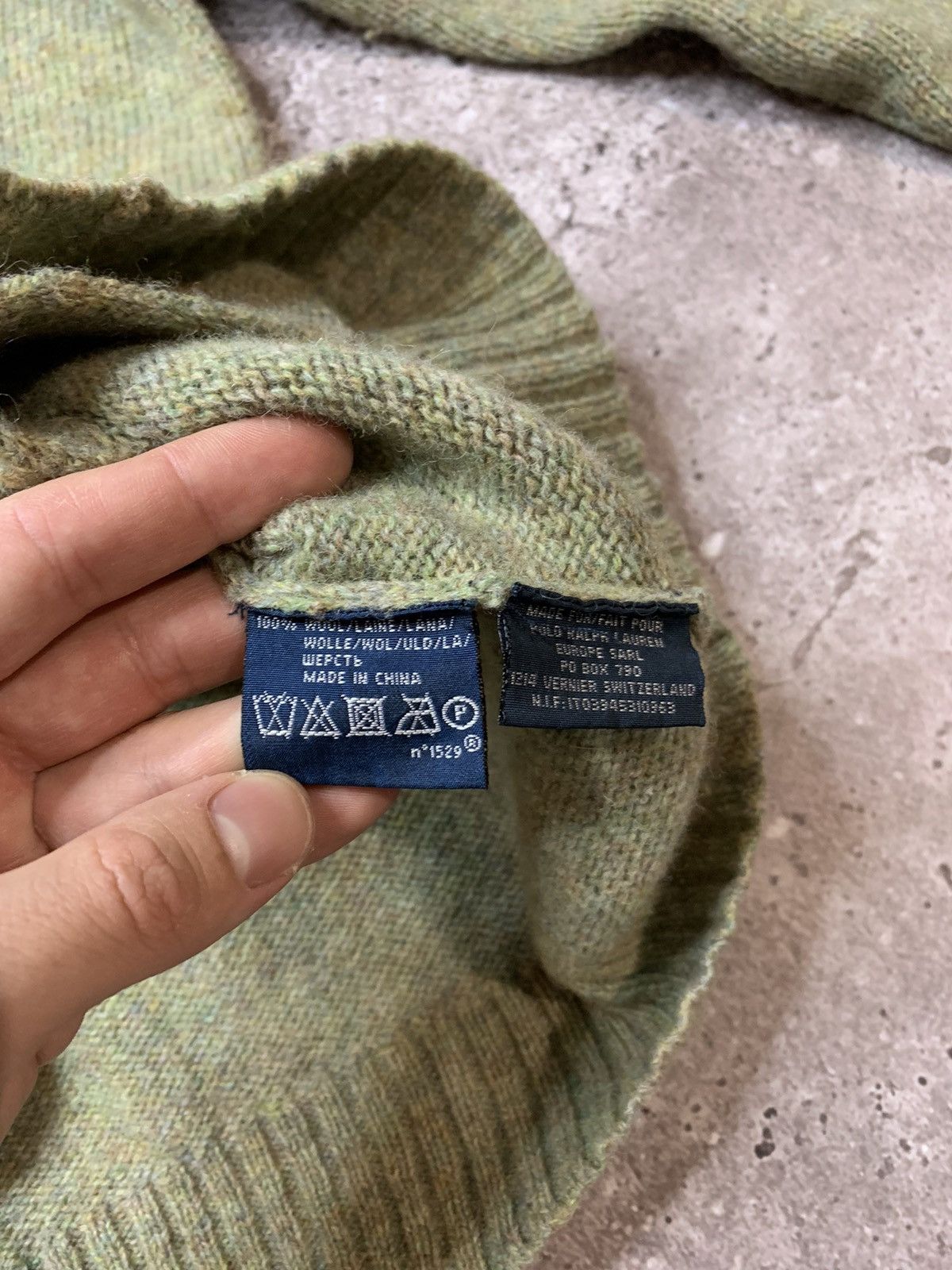 Polo Ralph Lauren × Vintage Vintage 90s Polo Ralph Lauren Wool Cardigan Size US M / EU 48-50 / 2 - 9 Thumbnail