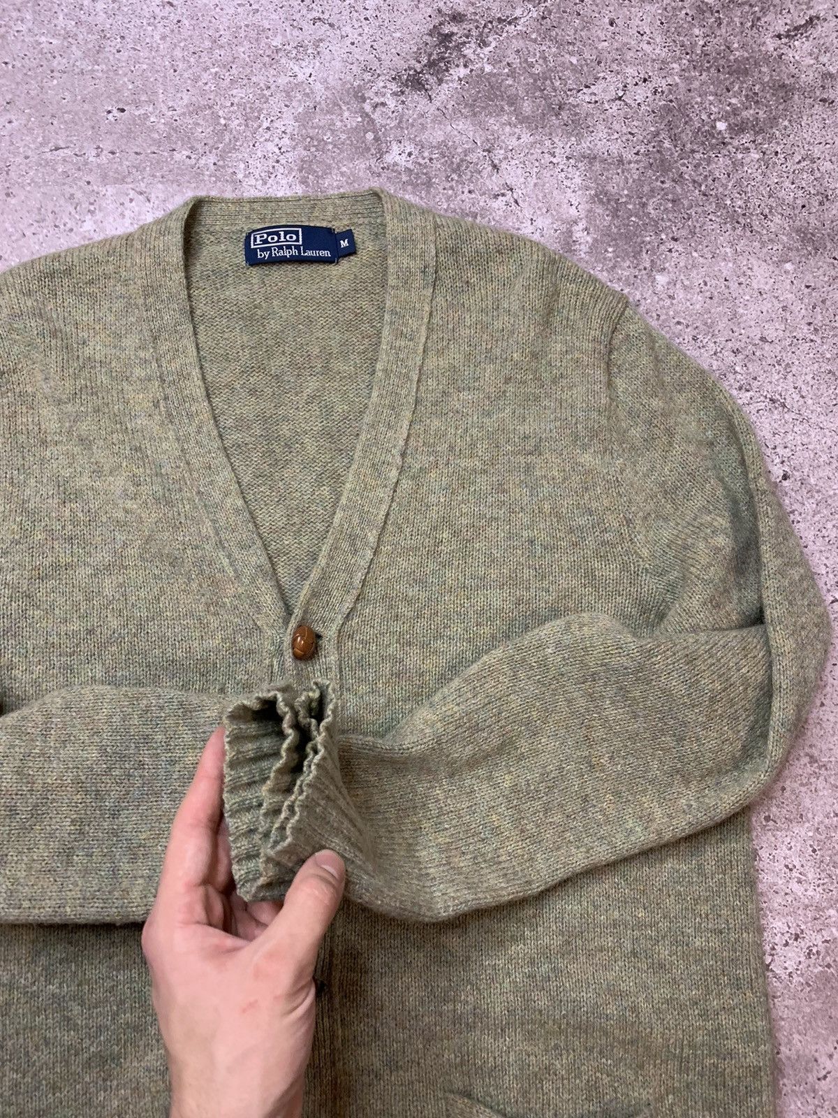 Polo Ralph Lauren × Vintage Vintage 90s Polo Ralph Lauren Wool Cardigan Size US M / EU 48-50 / 2 - 7 Thumbnail