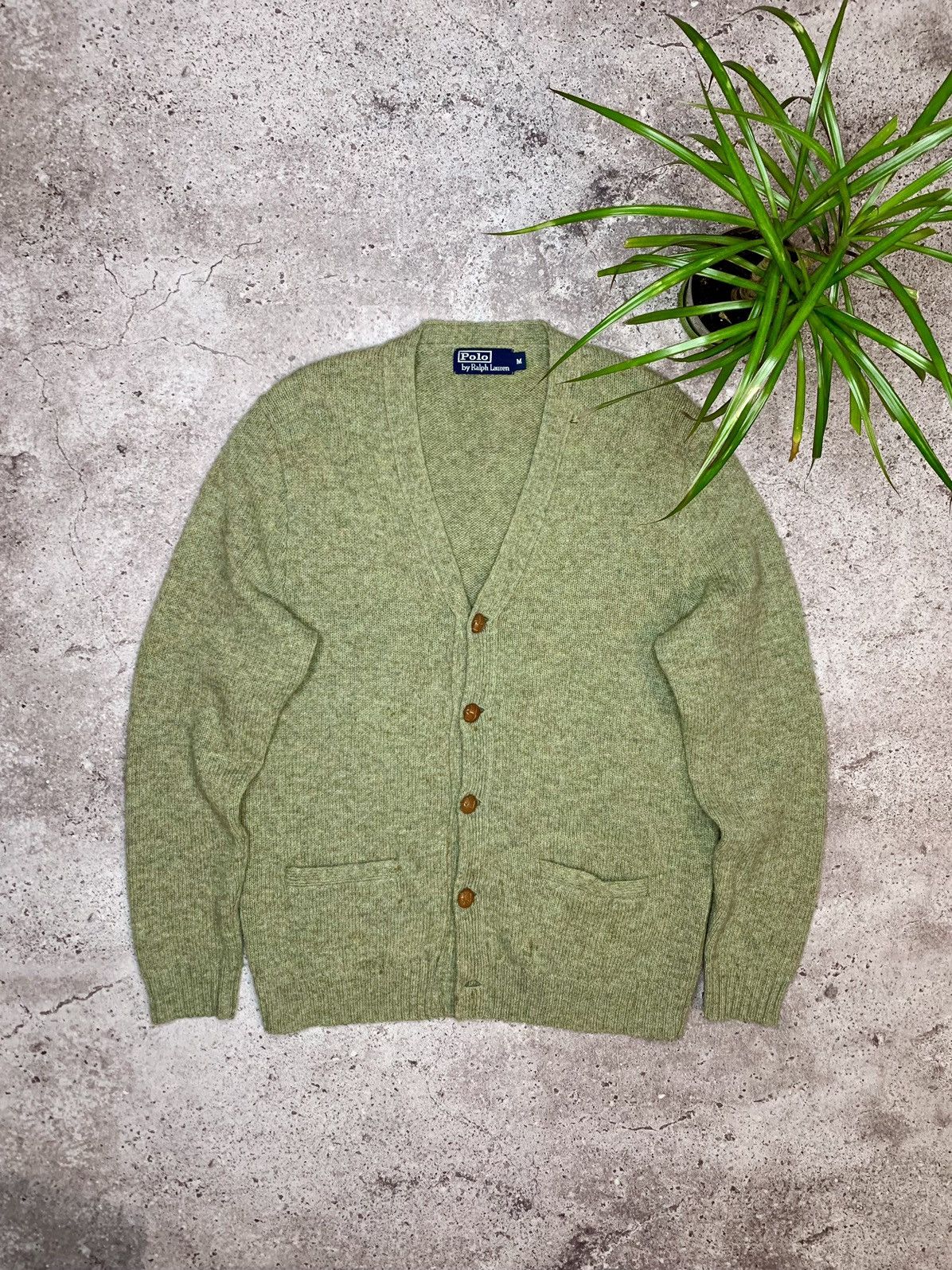 Polo Ralph Lauren × Vintage Vintage 90s Polo Ralph Lauren Wool Cardigan Size US M / EU 48-50 / 2 - 2 Thumbnail