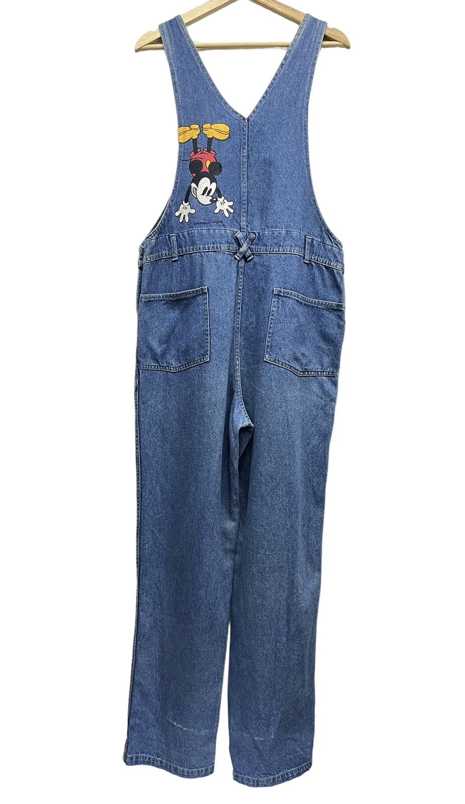 Disney 🔥🐭RARE 90’s MICKEY MOUSE By POPPINS JAPAN Denim Overall Size US 30 / EU 46 - 8 Thumbnail
