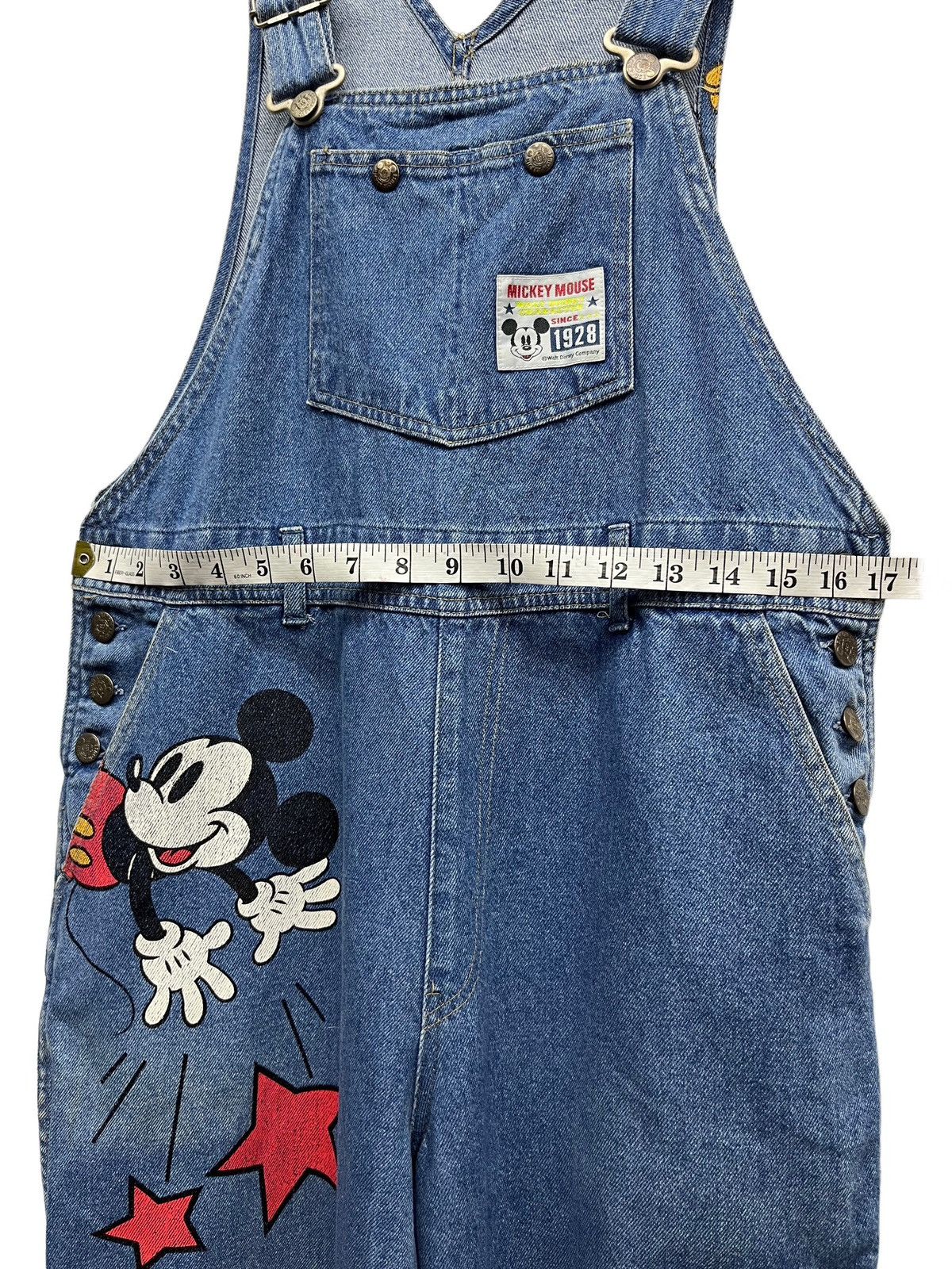Disney 🔥🐭RARE 90’s MICKEY MOUSE By POPPINS JAPAN Denim Overall Size US 30 / EU 46 - 15 Thumbnail