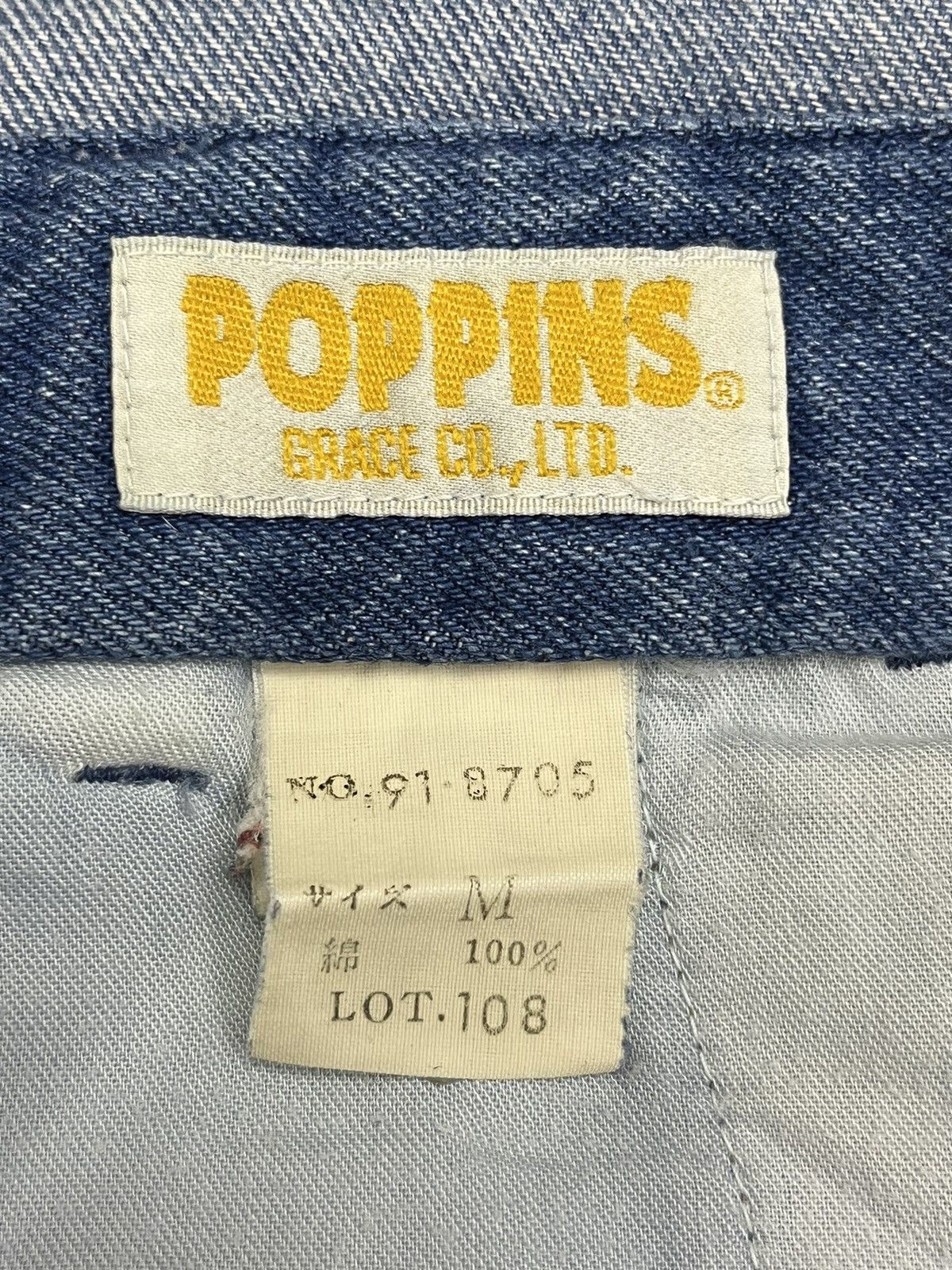 Disney 🔥🐭RARE 90’s MICKEY MOUSE By POPPINS JAPAN Denim Overall Size US 30 / EU 46 - 18 Thumbnail