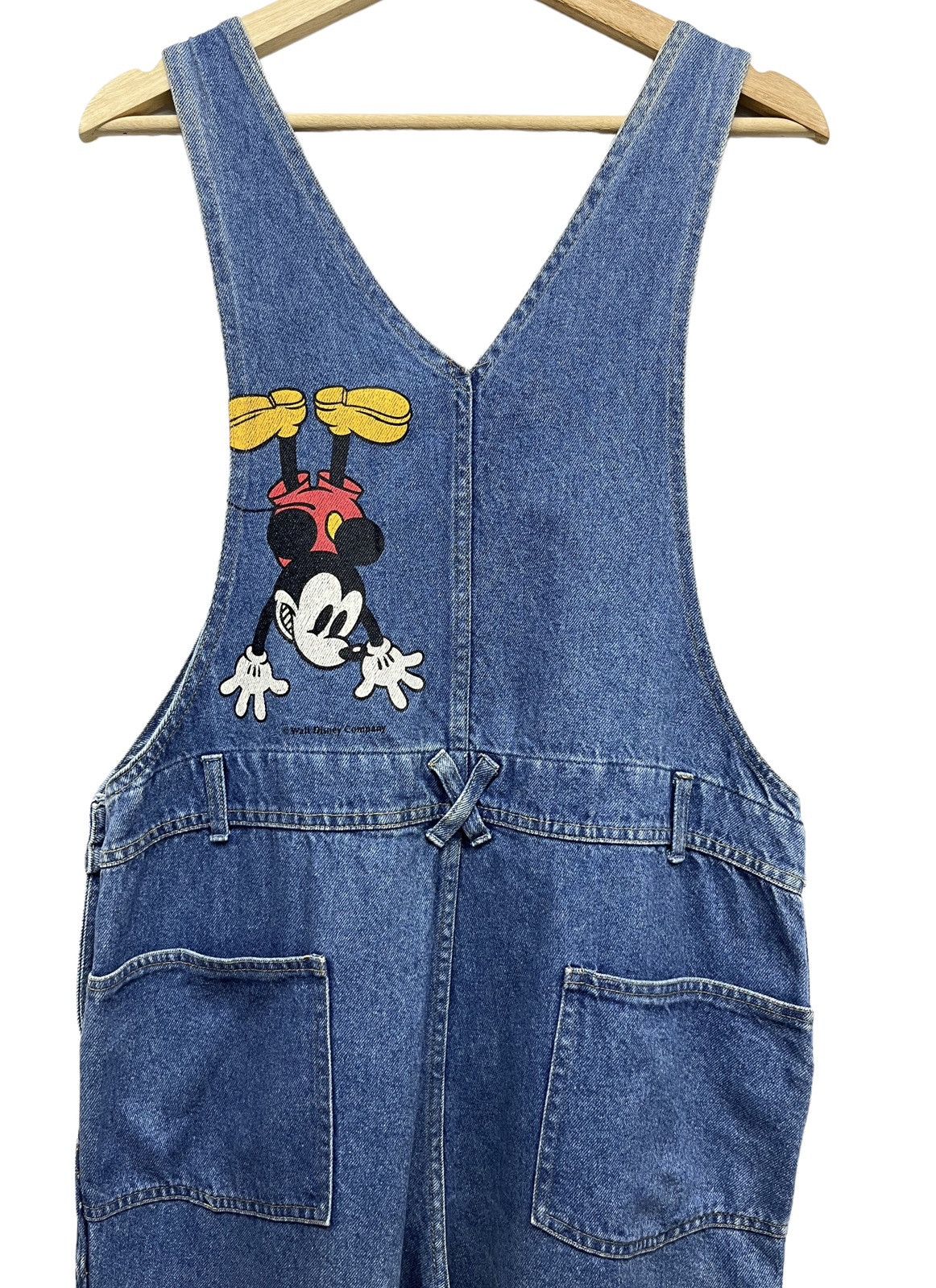 Disney 🔥🐭RARE 90’s MICKEY MOUSE By POPPINS JAPAN Denim Overall Size US 30 / EU 46 - 7 Thumbnail