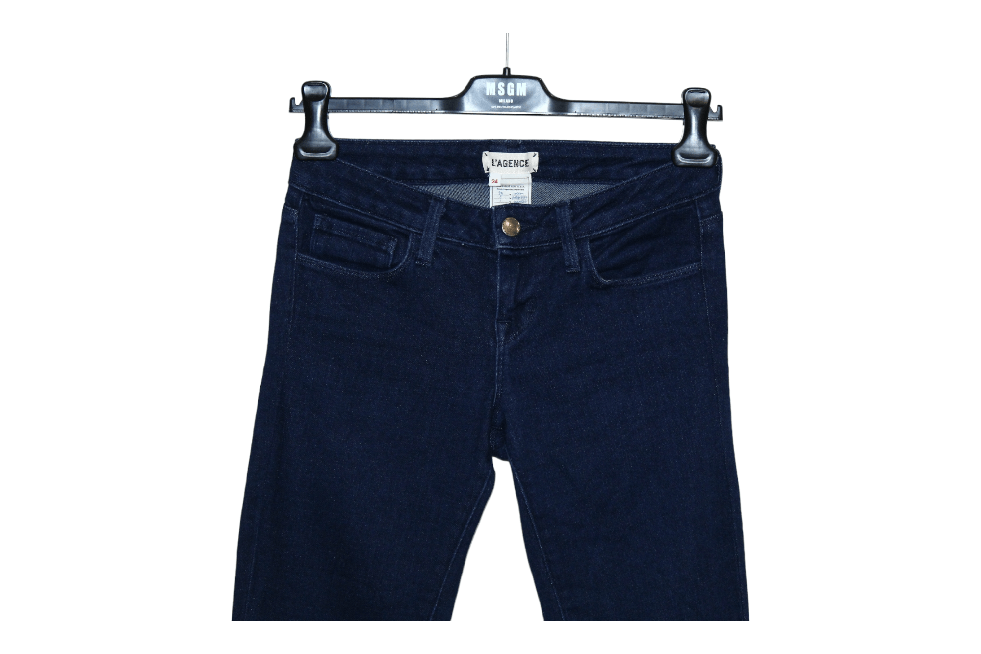 L'AGENCE L'Agence Elysee Low Rise Flare Indigo Jeans Size 26" / US 2 / IT 38 - 4 Thumbnail
