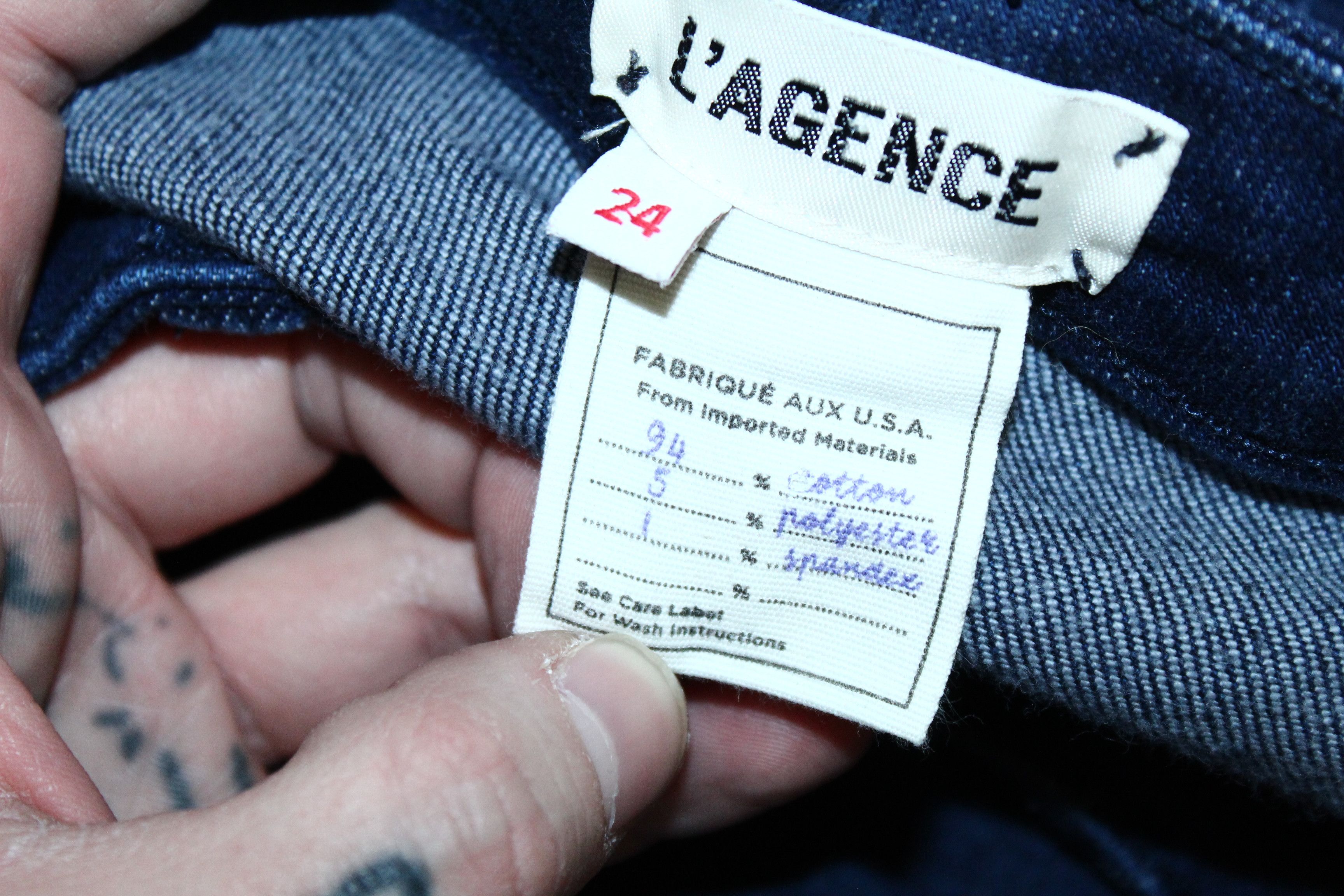 L'AGENCE L'Agence Elysee Low Rise Flare Indigo Jeans Size 26" / US 2 / IT 38 - 9 Thumbnail