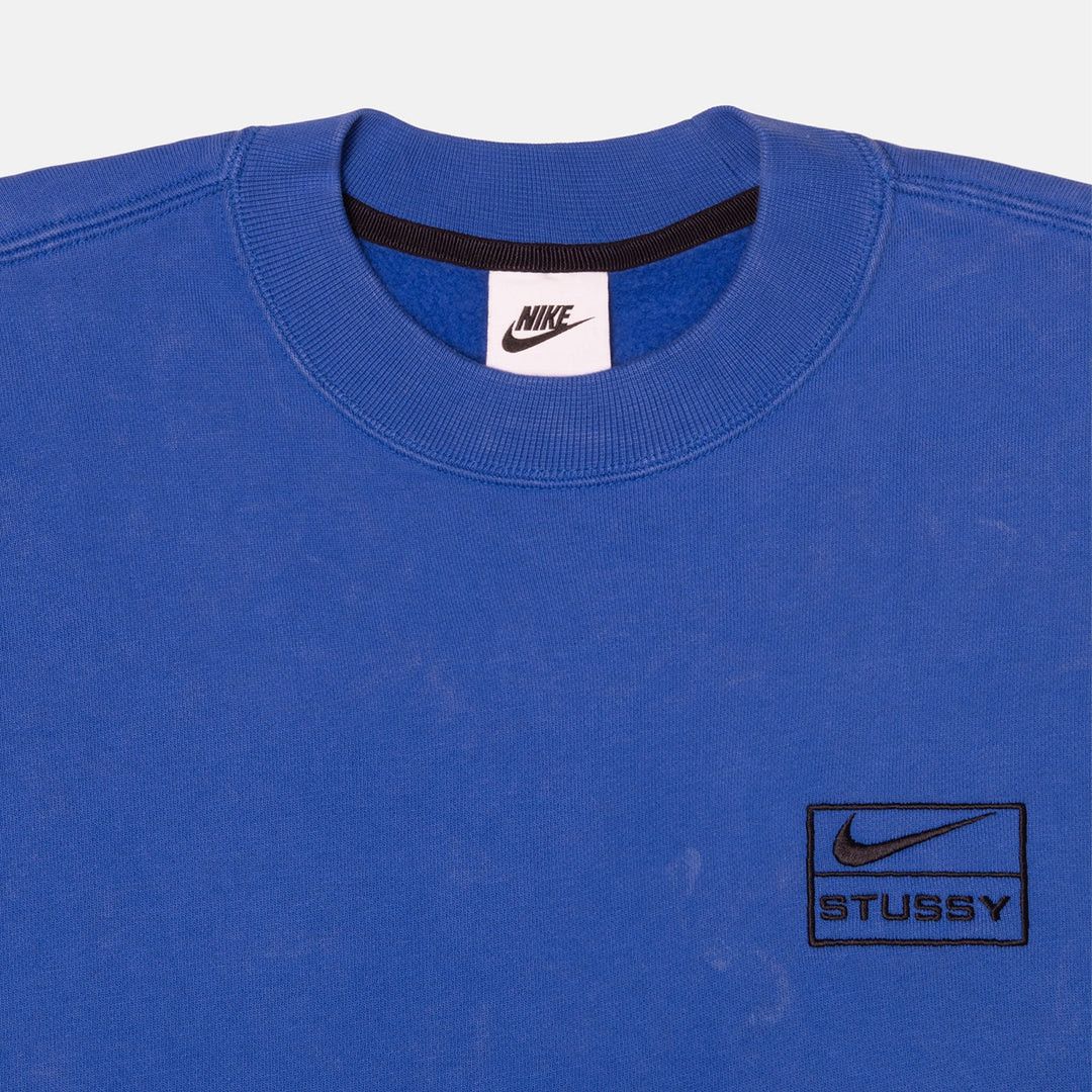 Nike × Stussy STUSSY x NIKE ACID WASH FLEECE CREW | Grailed