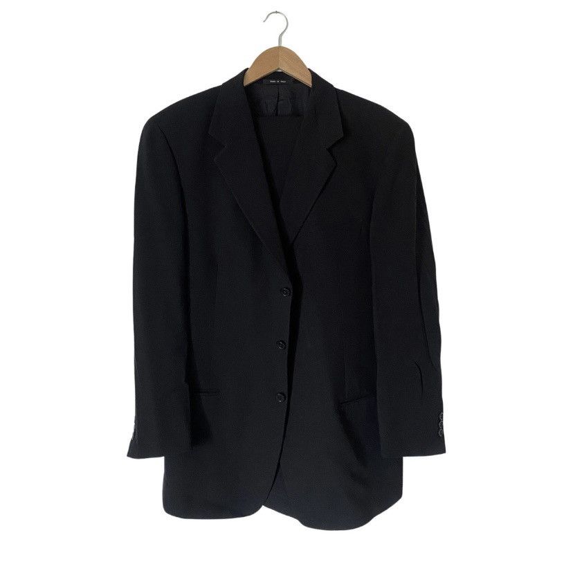 ⭐️定価50万⭐️極美品 Giorgio Armani ブラック スーツジャケット ⭐️定価50万⭐️極美品 Giorgio Armani ブラック スーツ