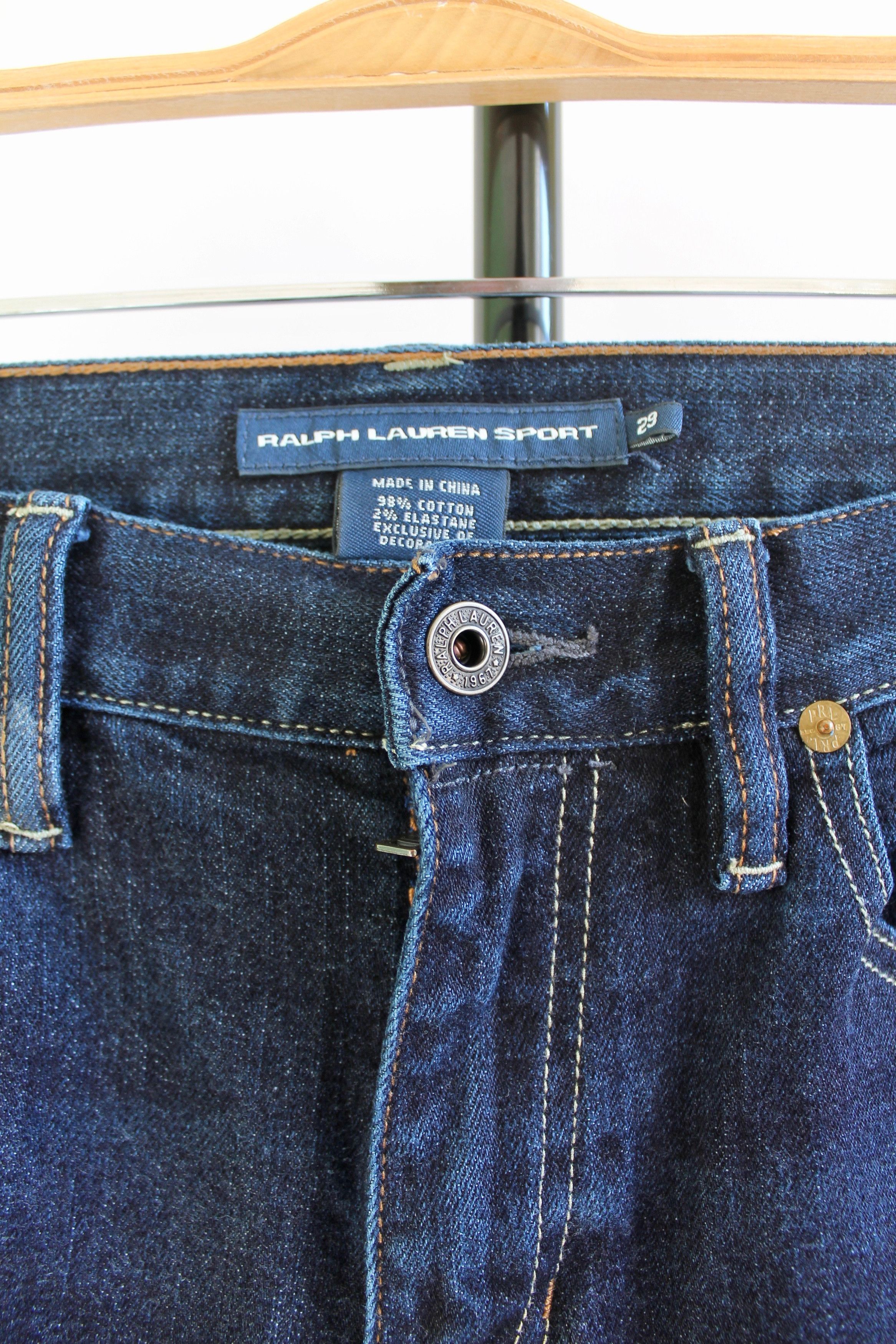 Ralph Lauren Ralph Lauren Thompson 650 Denim Slim 30 Stretch Indigo Pants Size US 30 / EU 46 - 4 Thumbnail