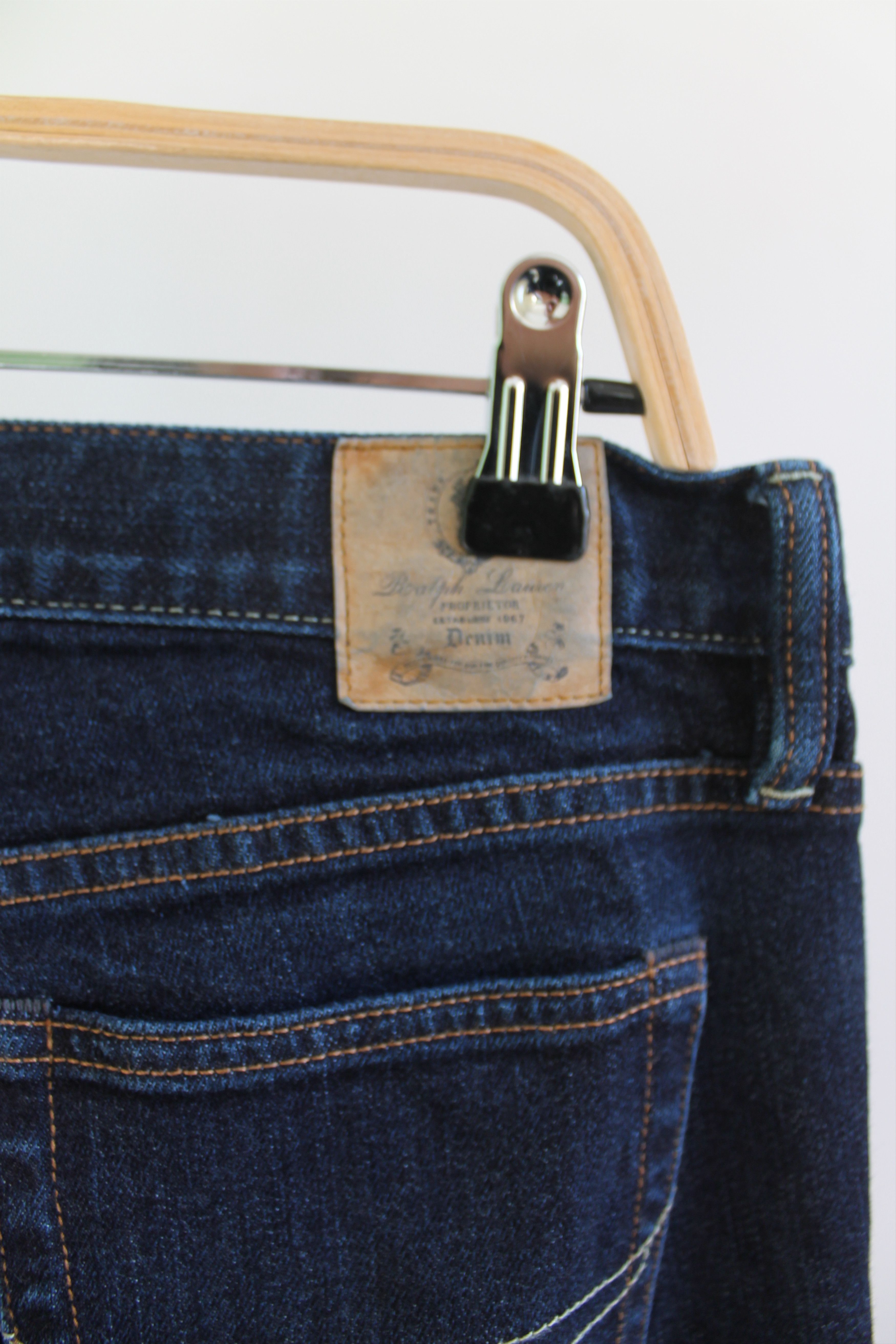 Ralph Lauren Ralph Lauren Thompson 650 Denim Slim 30 Stretch Indigo Pants Size US 30 / EU 46 - 7 Thumbnail