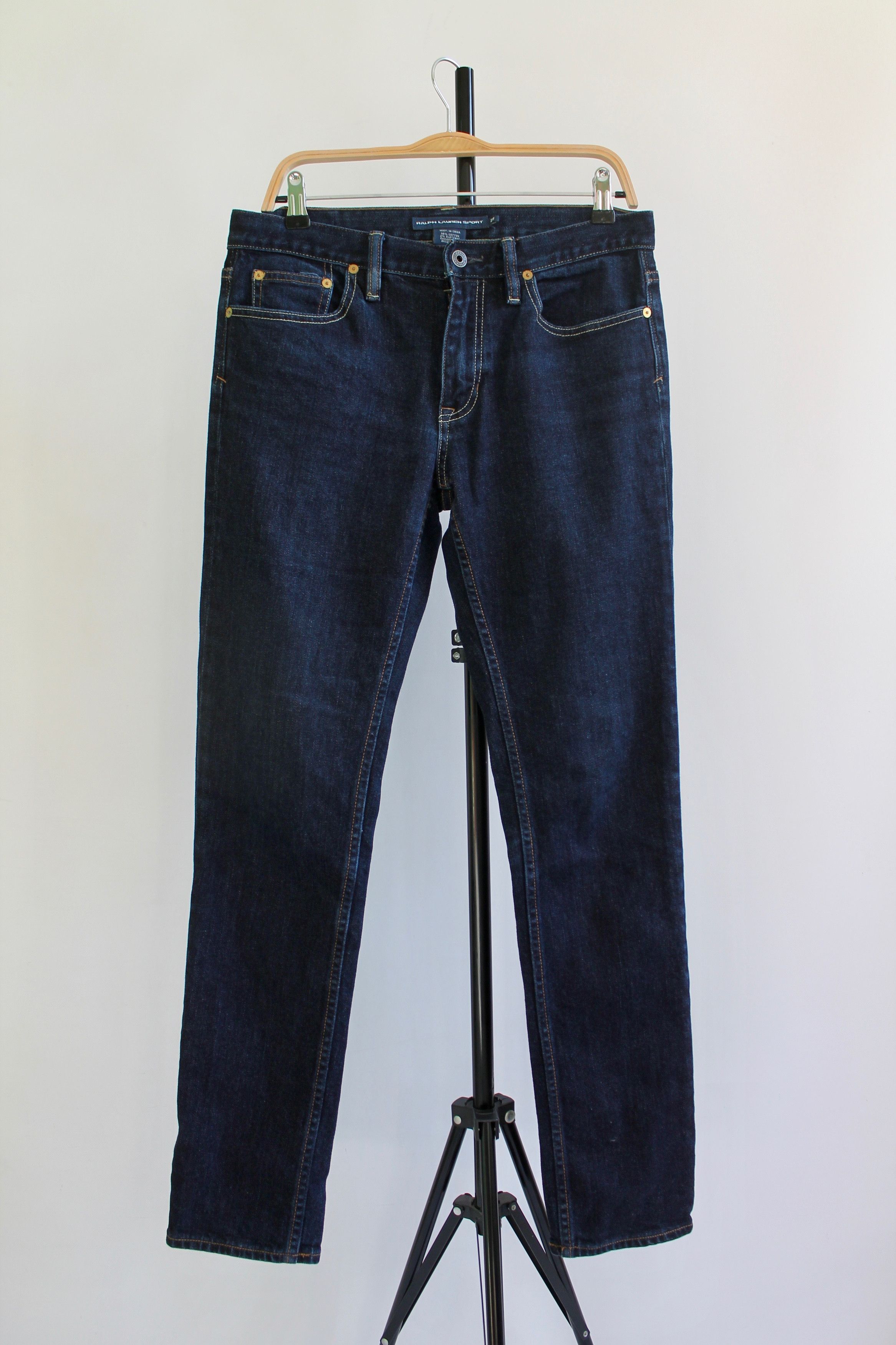 Ralph Lauren Ralph Lauren Thompson 650 Denim Slim 30 Stretch Indigo Pants Size US 30 / EU 46 - 1 Thumbnail