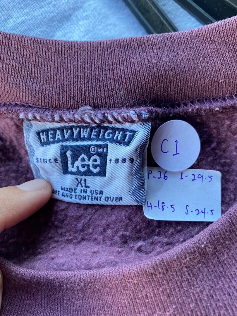 Lee × Vintage VINTAGE LEE USA 1997 sweatshirt Size US XL / EU 56 / 4 - 4 Thumbnail