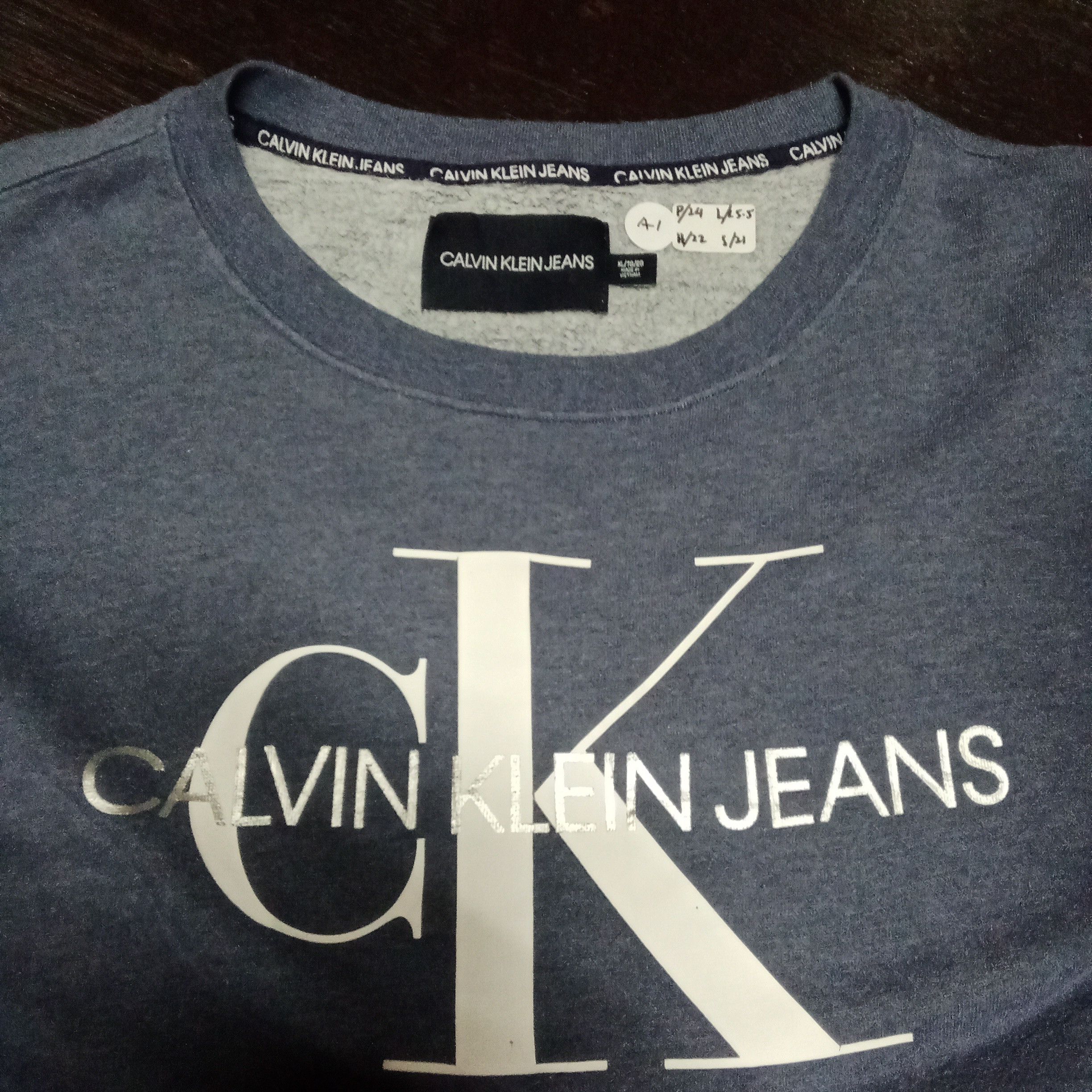 Calvin Klein × Vintage CALVIN KLEIN SWEATSHIRT Size US XL / EU 56 / 4 - 4 Thumbnail