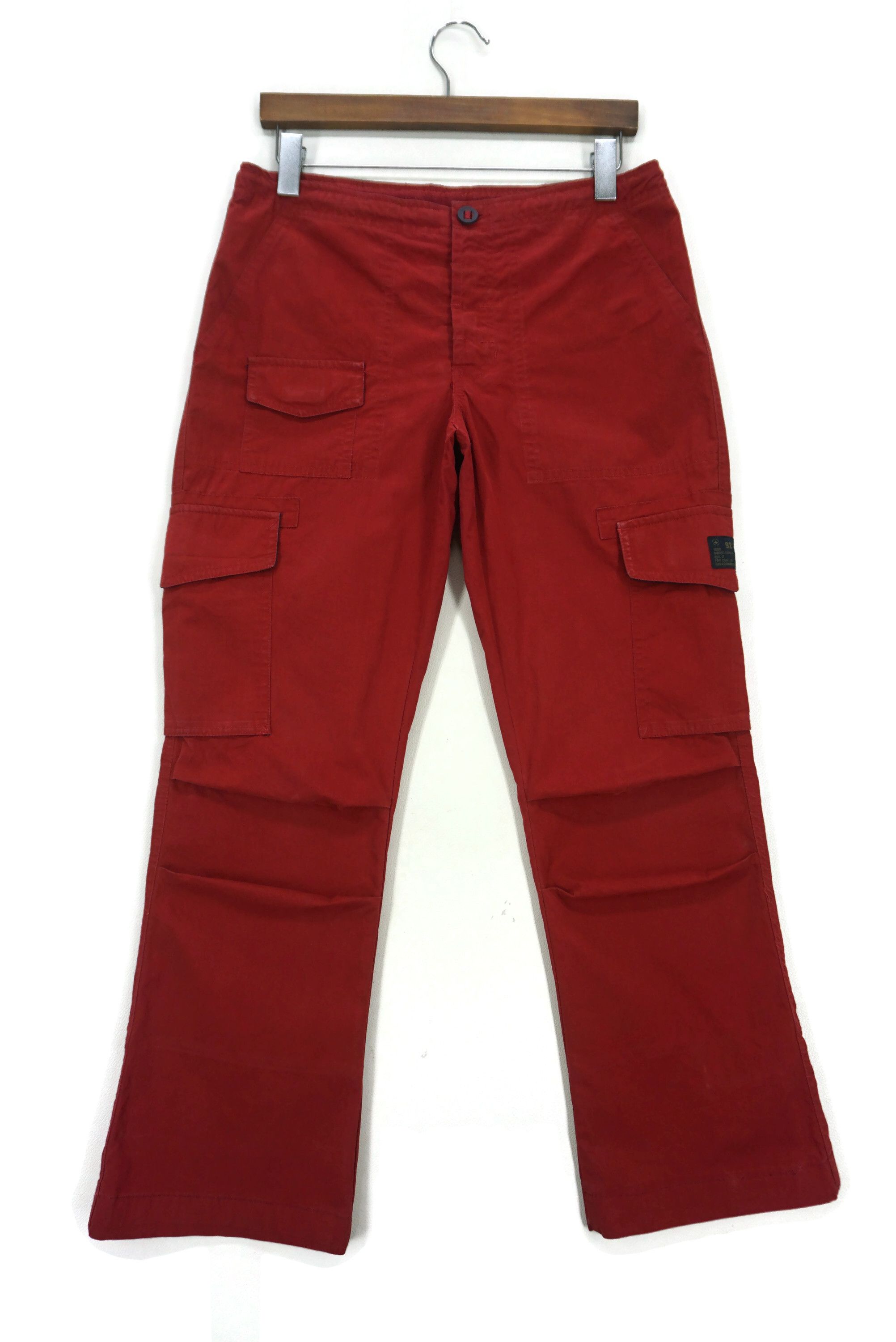 image of Abercrombie Fitch x Outdoor Style Go Out Hip Hop Skateboards Cargo Multi Pocket Bootcut Rave Tapere