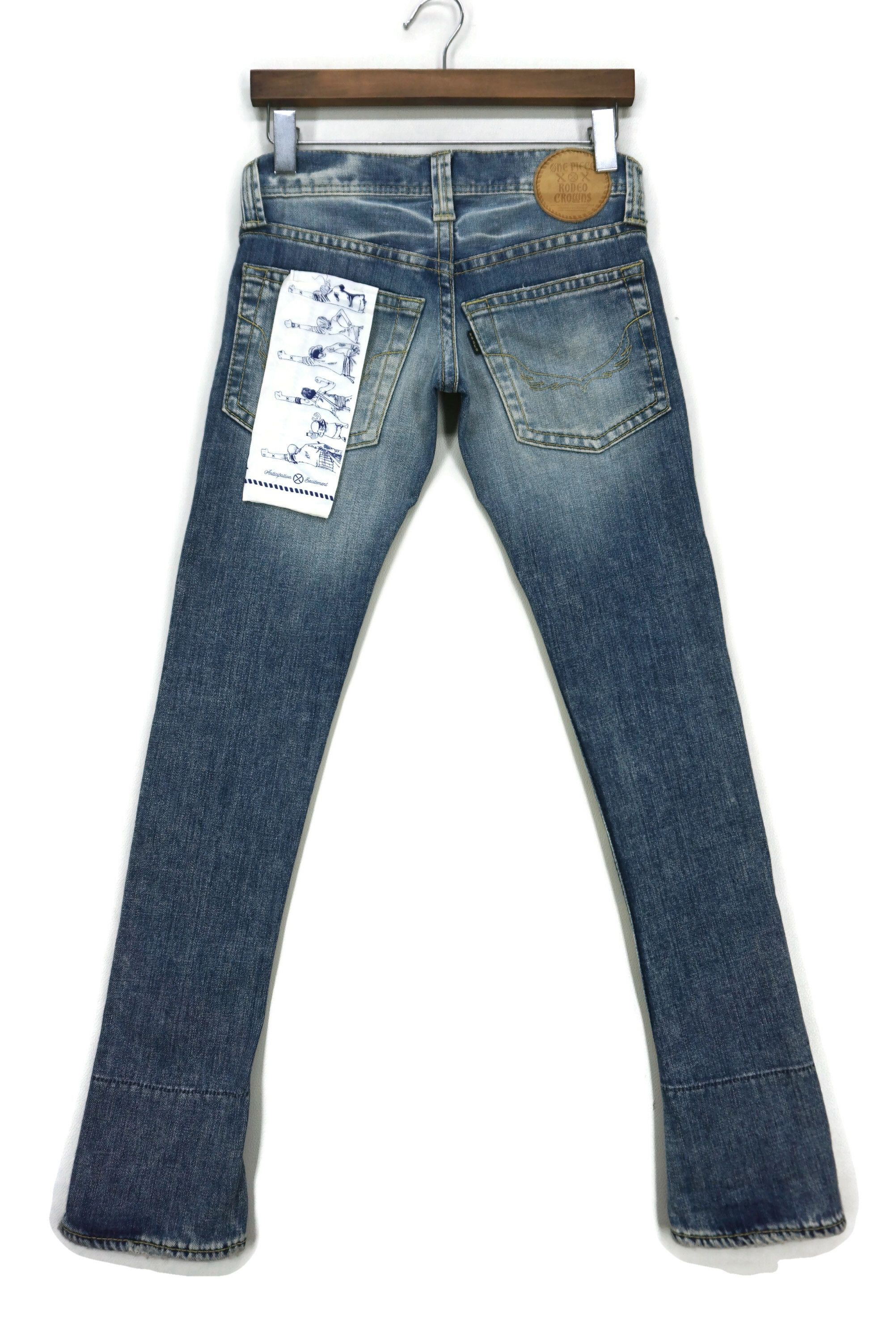 image of Anima x One Piece Rodeo Crowns Anticipation And Excitement Skinny Japan Made in Blue, Women's (Size