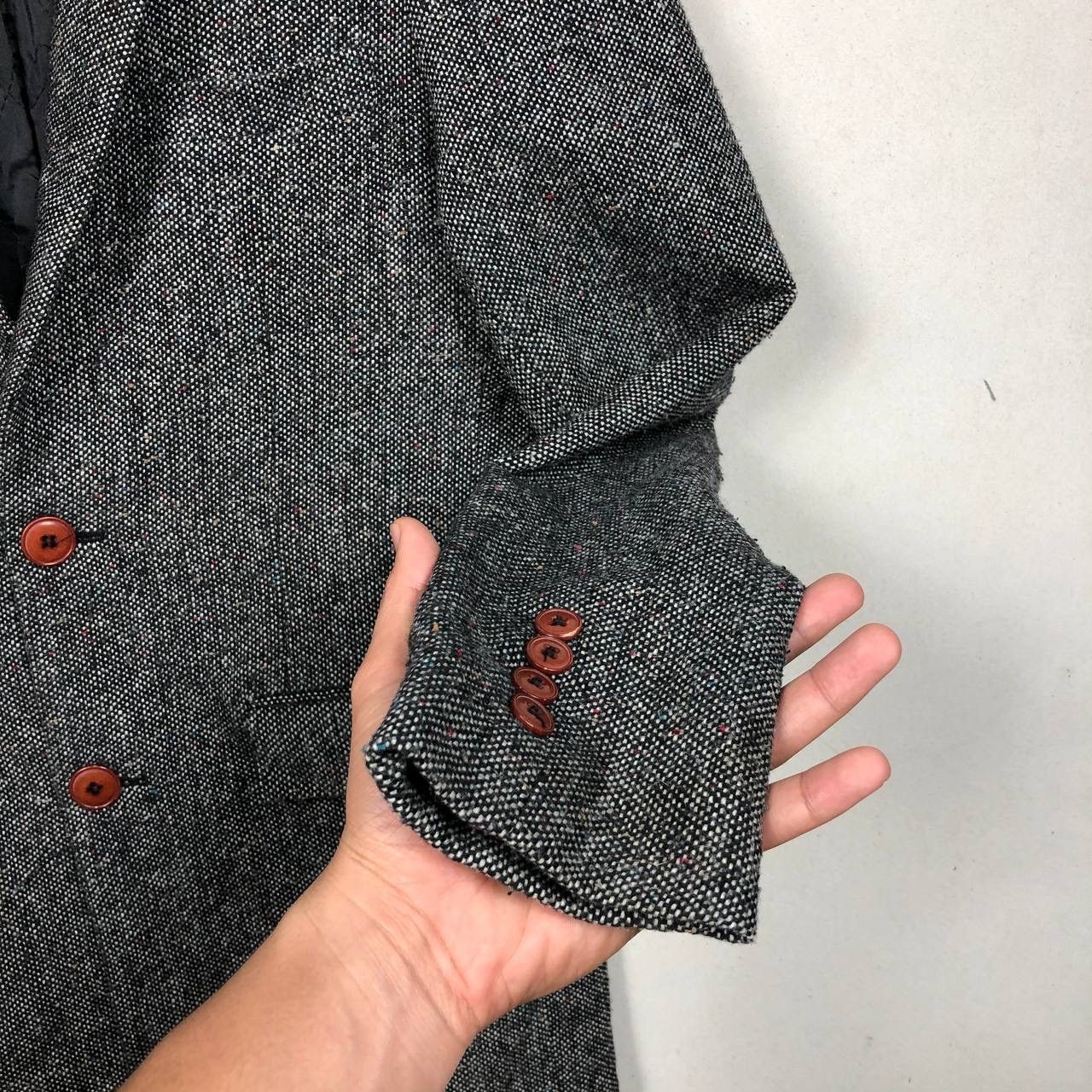 JOHN LAWRENCE SULLIVAN Vtg 80s John Lawrence Sullivan Wool Coat Jacket Size US S / EU 44-46 / 1 - 5 Thumbnail