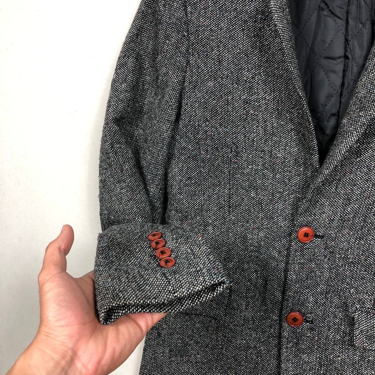 JOHN LAWRENCE SULLIVAN Vtg 80s John Lawrence Sullivan Wool Coat Jacket Size US S / EU 44-46 / 1 - 6 Thumbnail