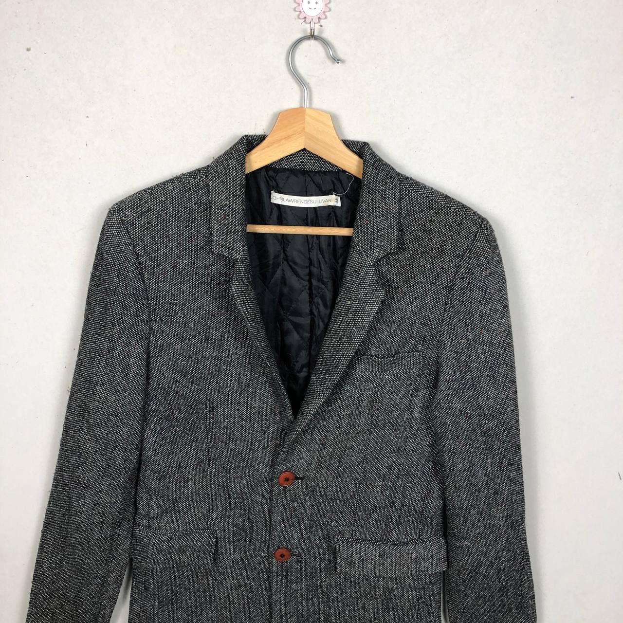 JOHN LAWRENCE SULLIVAN Vtg 80s John Lawrence Sullivan Wool Coat Jacket Size US S / EU 44-46 / 1 - 3 Thumbnail