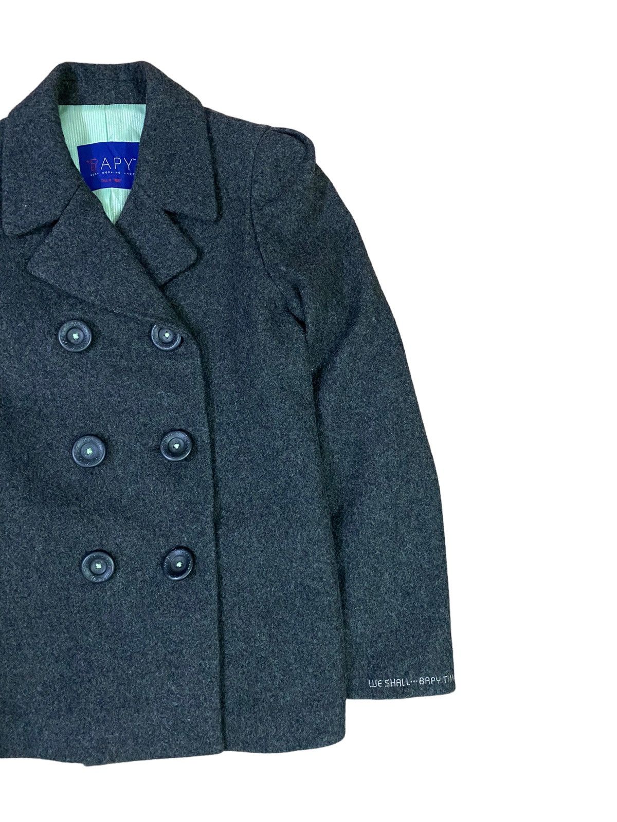 Bape Bapy The Busy Working Lady Wool Jacket Size XS / US 0-2 / IT 36-38 - 4 Thumbnail