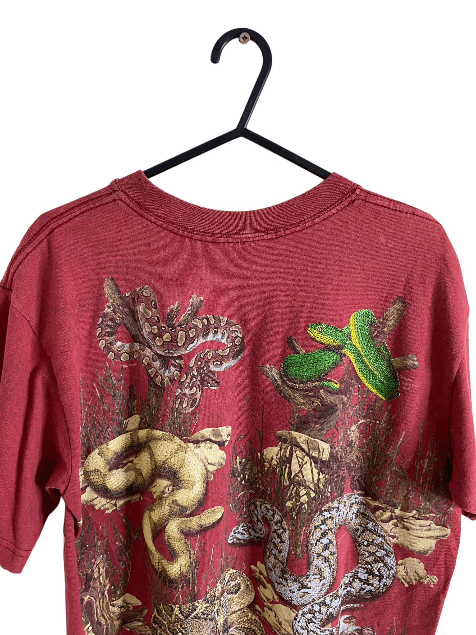 Vintage 1998 vintage Snakes all over print tee, rozmiar M Size US M / EU 48-50 / 2 - 6 Thumbnail
