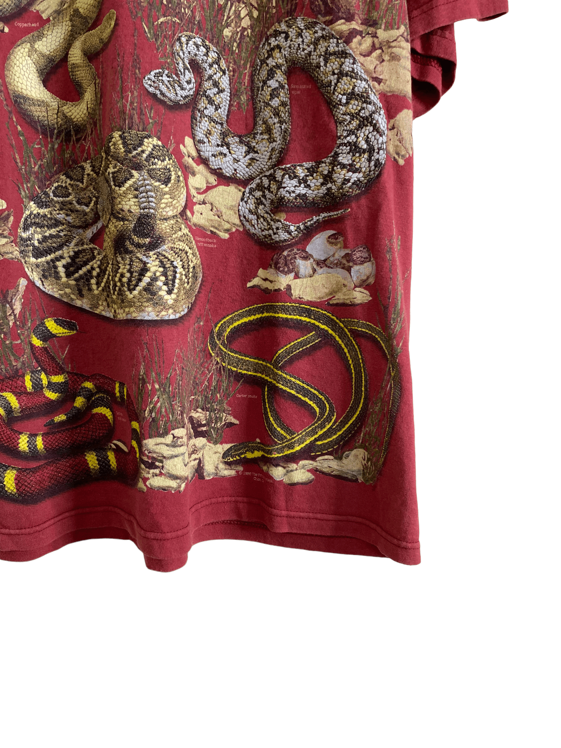 Vintage 1998 vintage Snakes all over print tee, rozmiar M Size US M / EU 48-50 / 2 - 5 Thumbnail