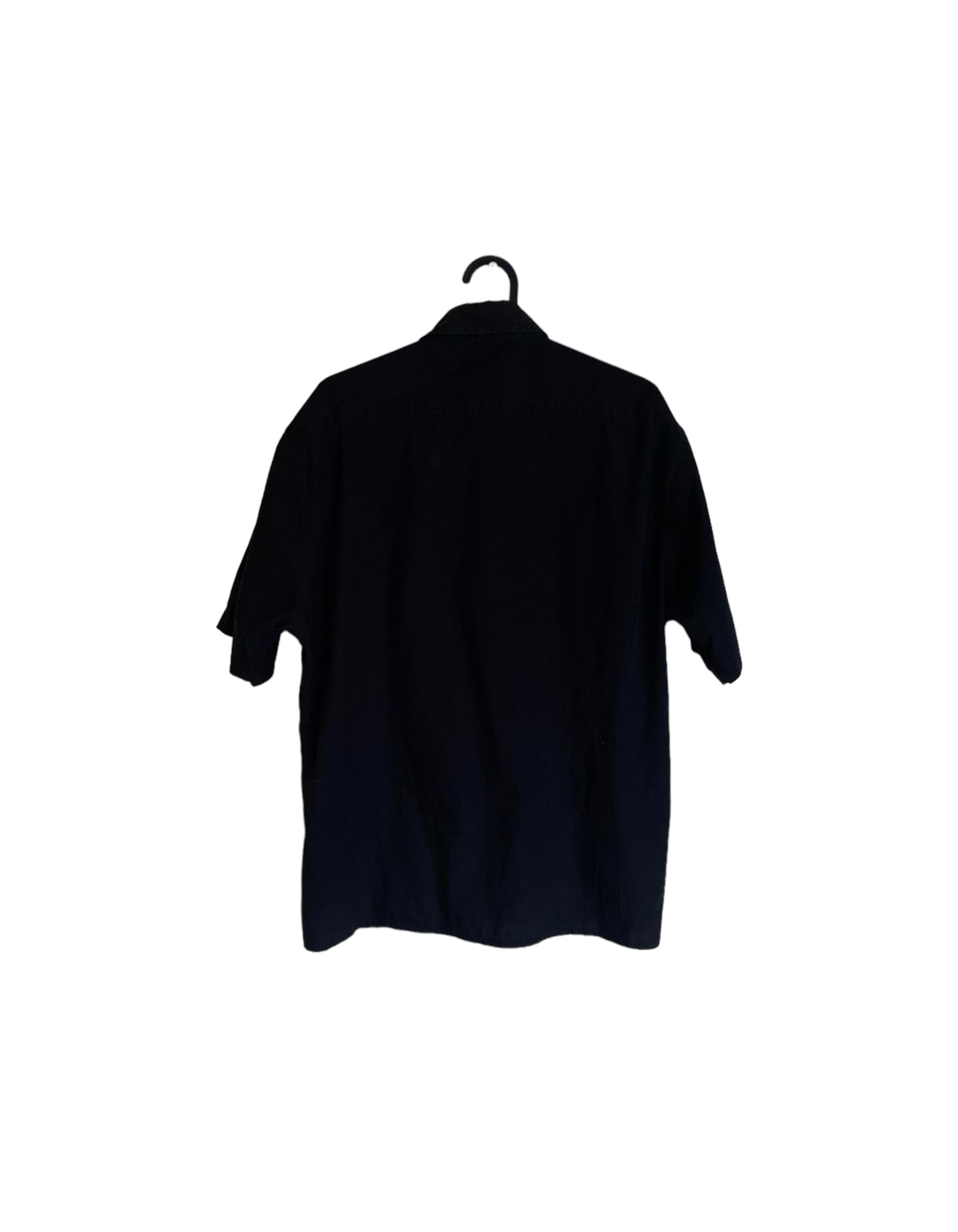 Vintage × Yves Saint Laurent Yves Saint Laurent vintage black shortsleeve shirt Size US L / EU 52-54 / 3 - 5 Thumbnail