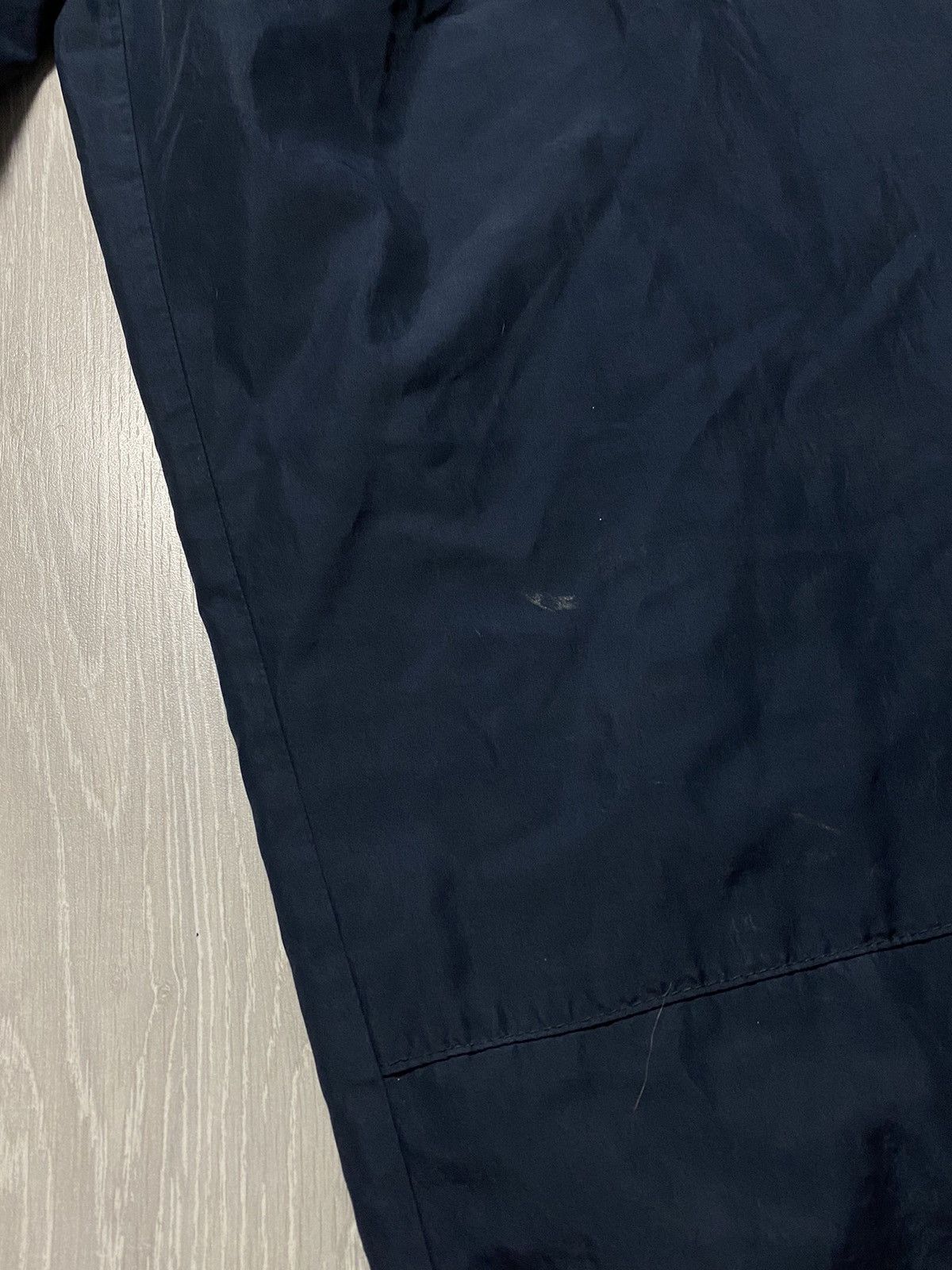 Nike × Vintage Nike vintage navy track pants small swoosh parachute Size US 32 / EU 48 - 8 Thumbnail