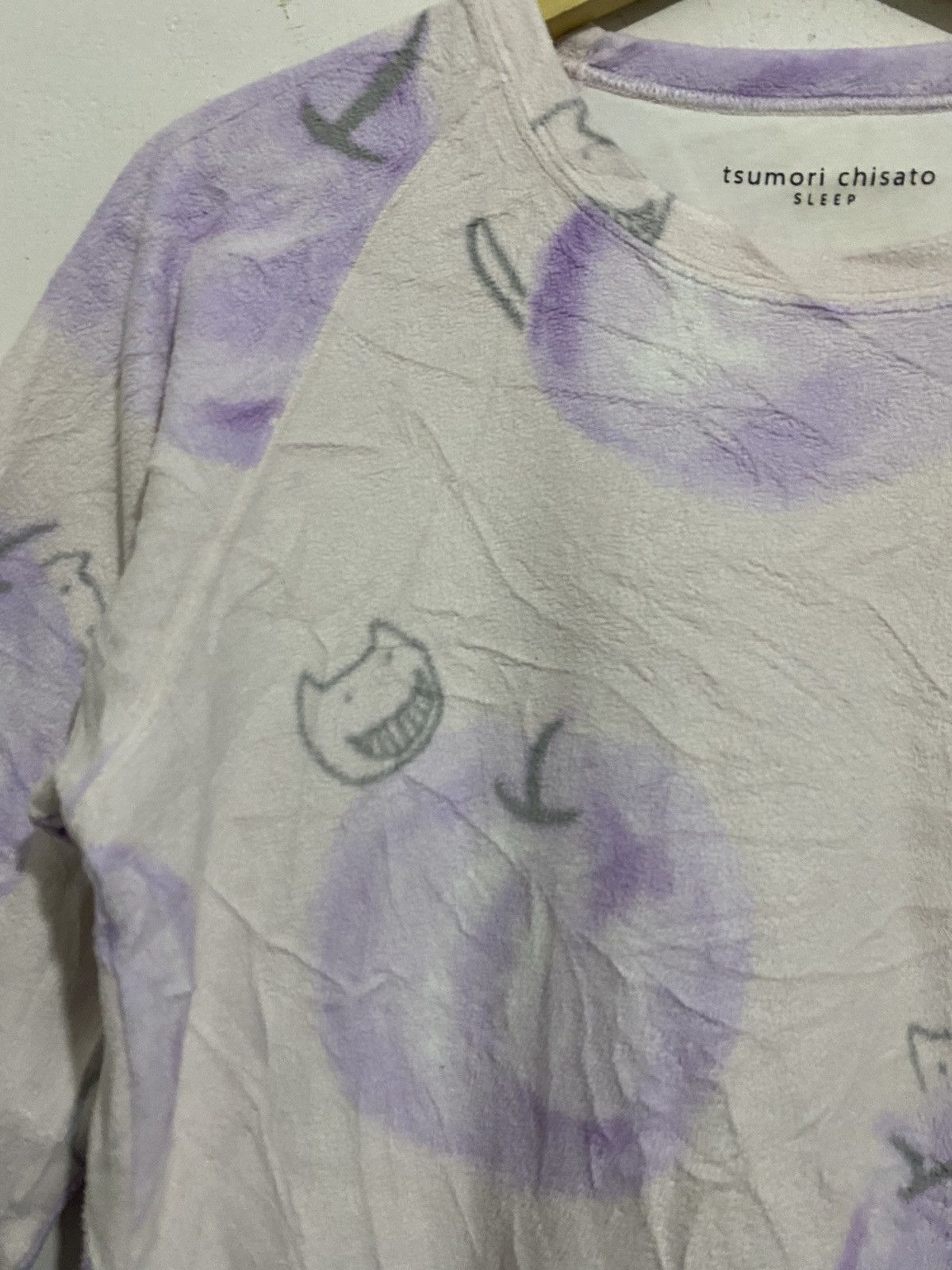Issey Miyake 💸OFFER💸Issey Miyake-Tsumori Chisato Velvet Sweatshirt Cats Size US M / EU 48-50 / 2 - 4 Thumbnail