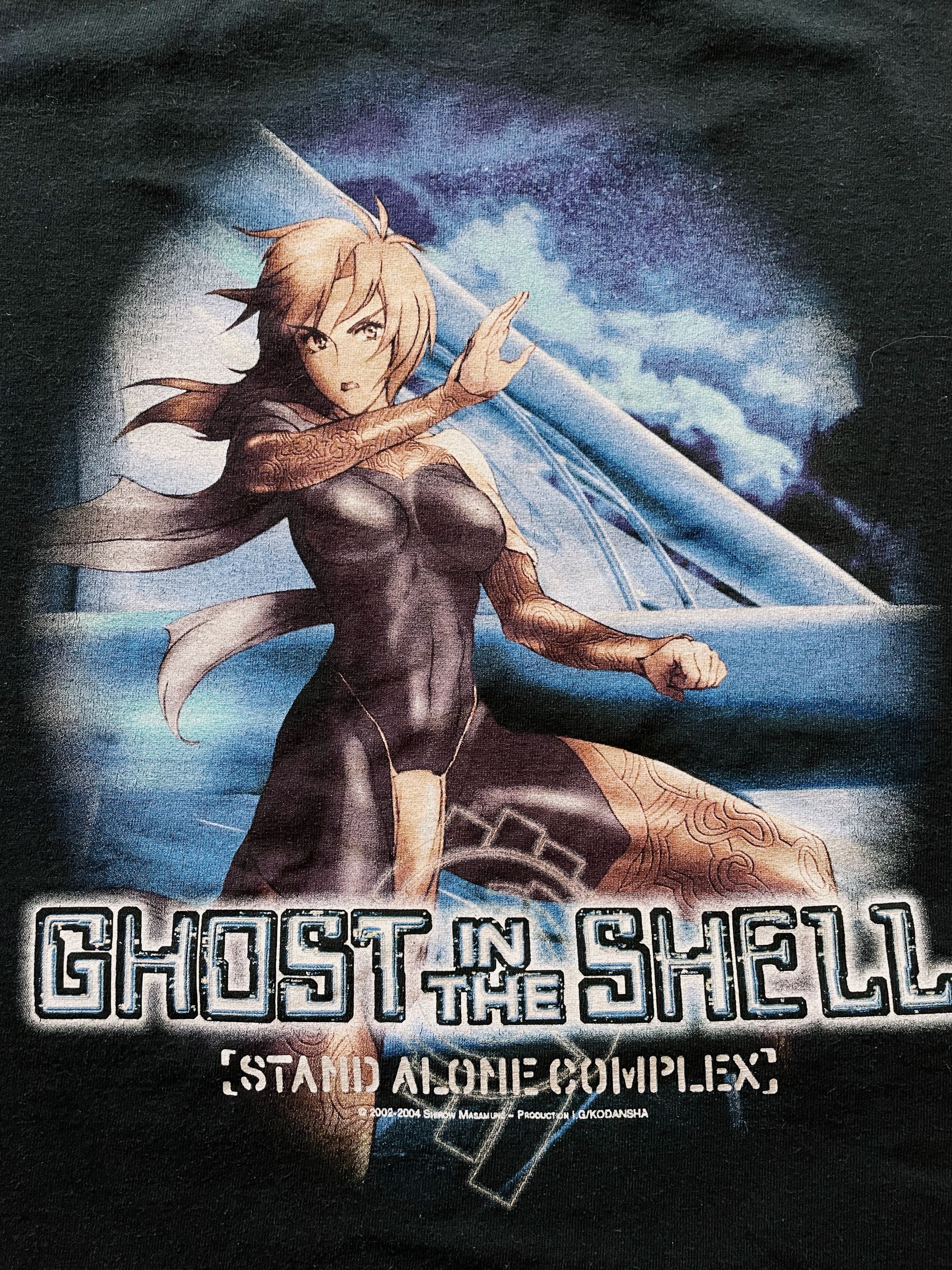 Anime Vintage 2004 Ghost in the Shell Stand Alone Complex T-shirt Size US XL / EU 56 / 4 - 3 Thumbnail