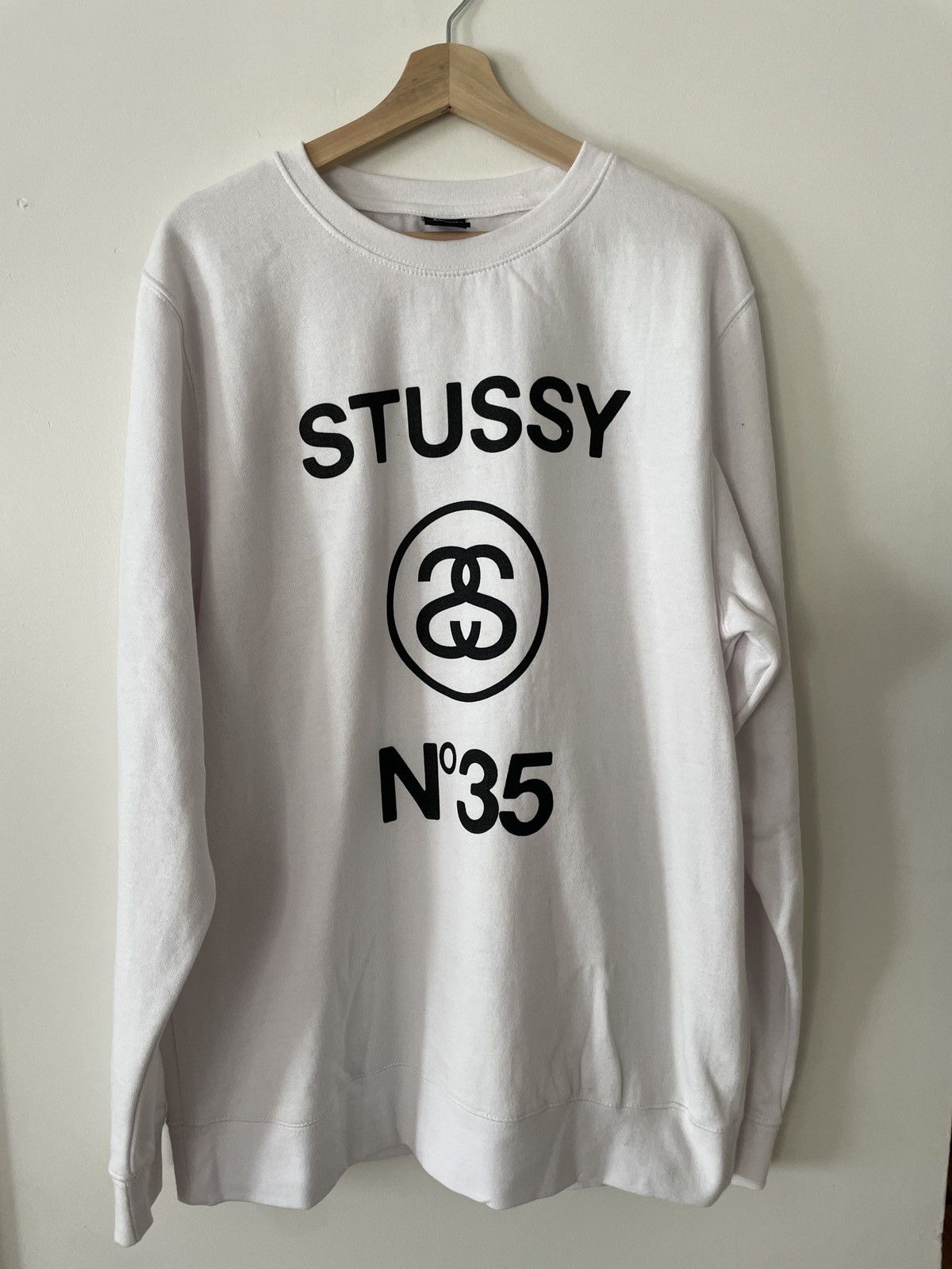 the POOL aoyama x fragment design x STUSSY 8 BALL SWEAT